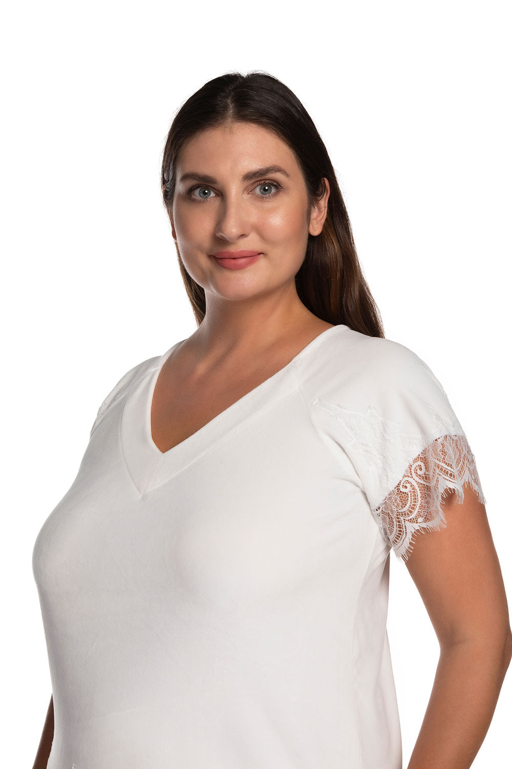 Пижама из сатина 10801C white