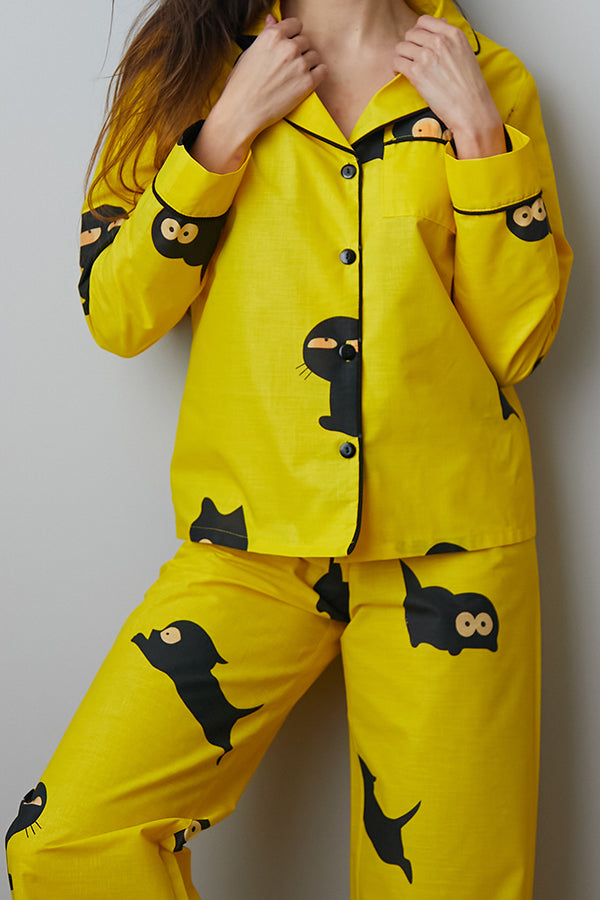 Хлопковая пижама Black Cat HL0010-89-69