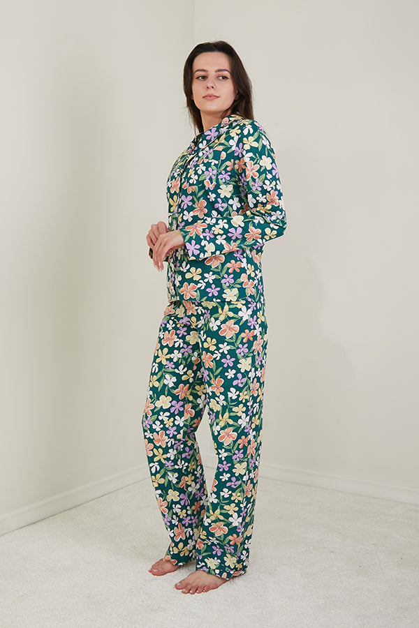 Хлопковая пижама с принтом Florance HL0057-63-69