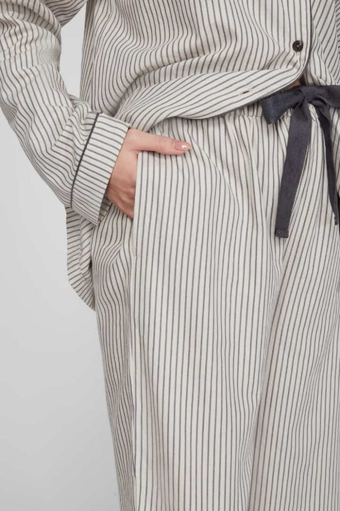 Хлопковая пижама LH543-02 Bliss gray stripes