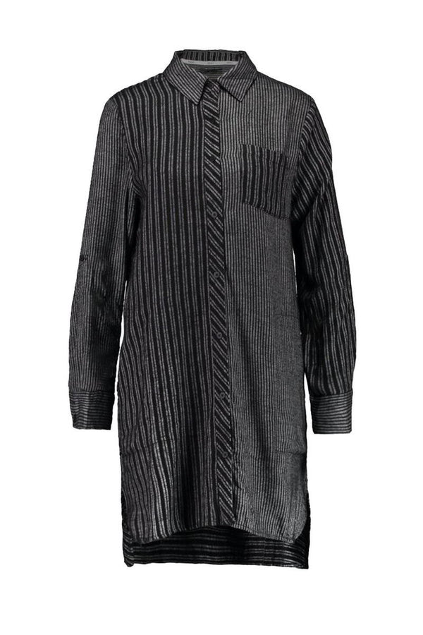 Платье-рубашка YI2319324/55 black stripe