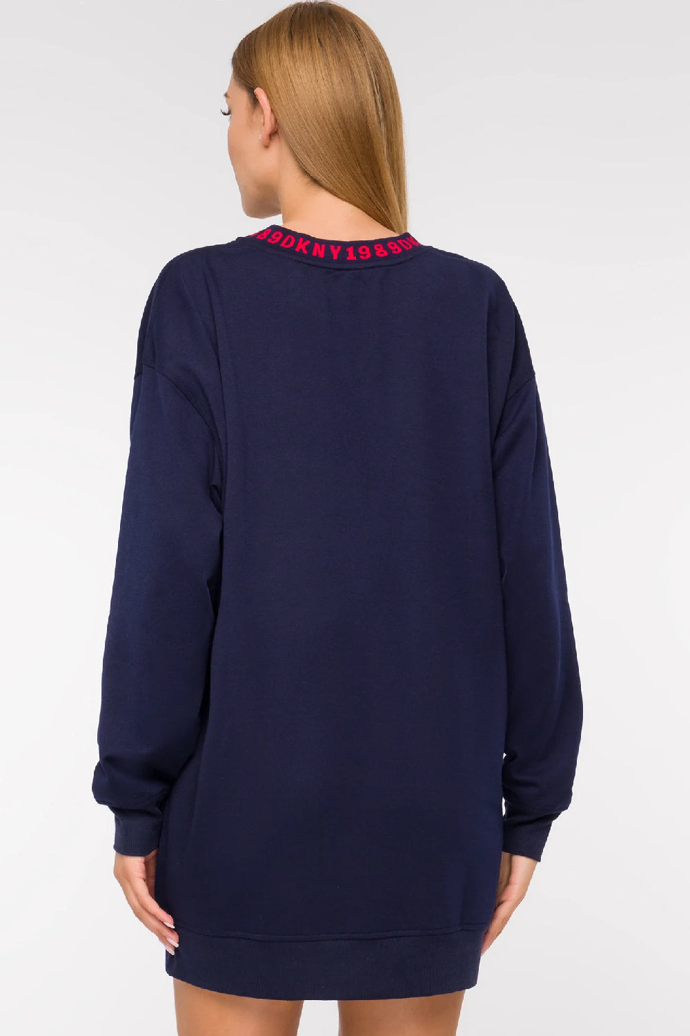 Трикотажное платье с логотипом YI2319416/400 navy