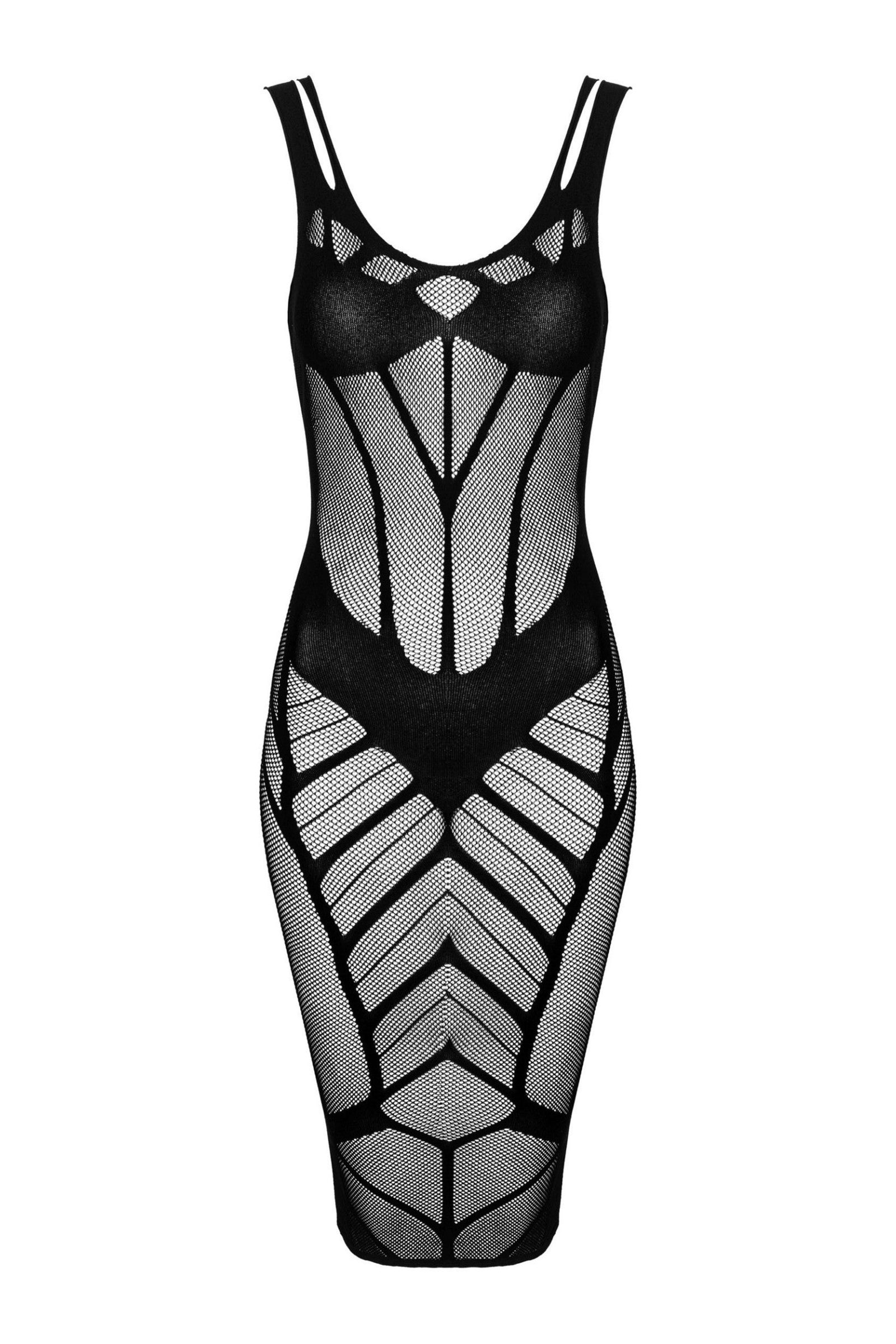 Ажурное платье-сетка D609