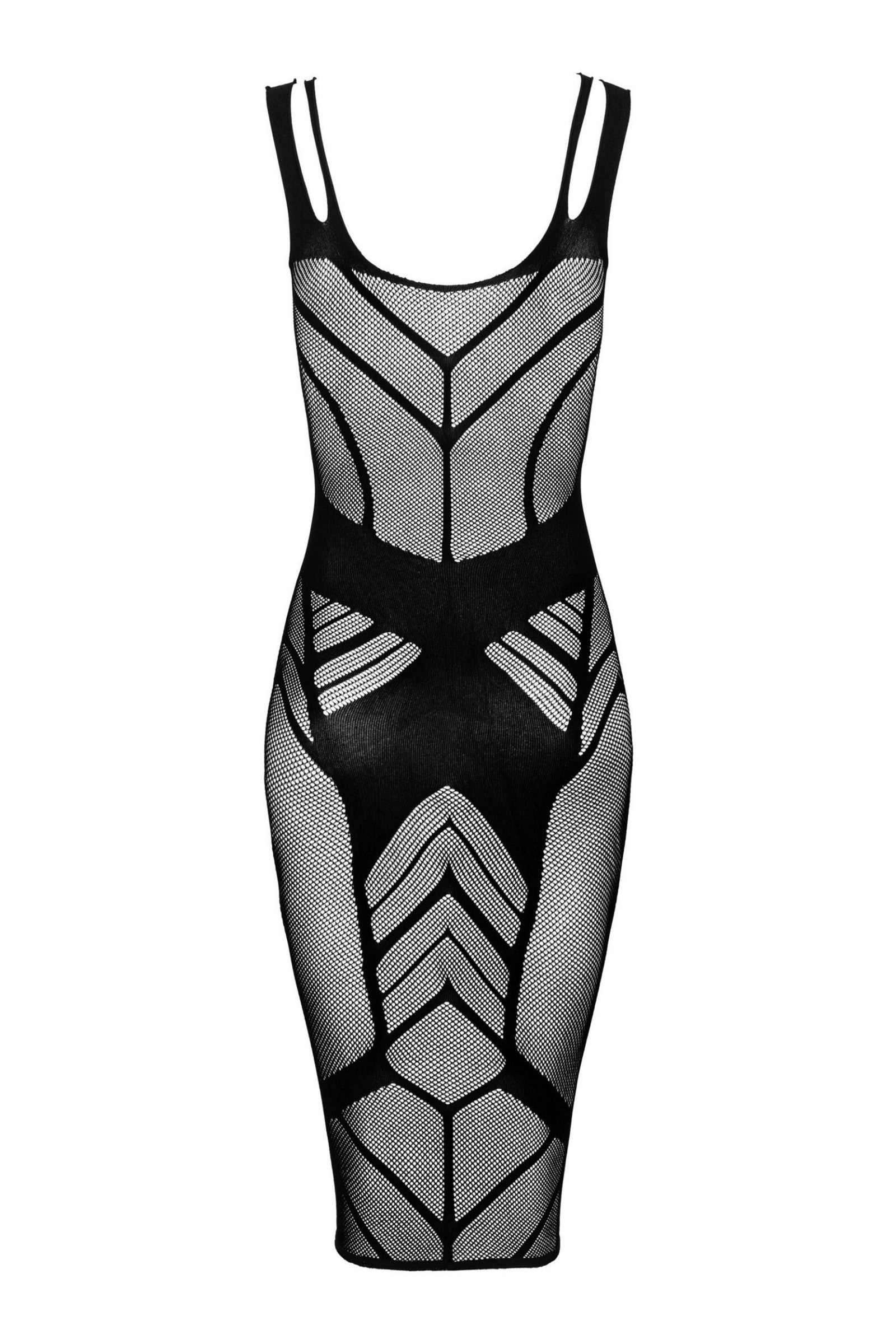 Ажурное платье-сетка D609