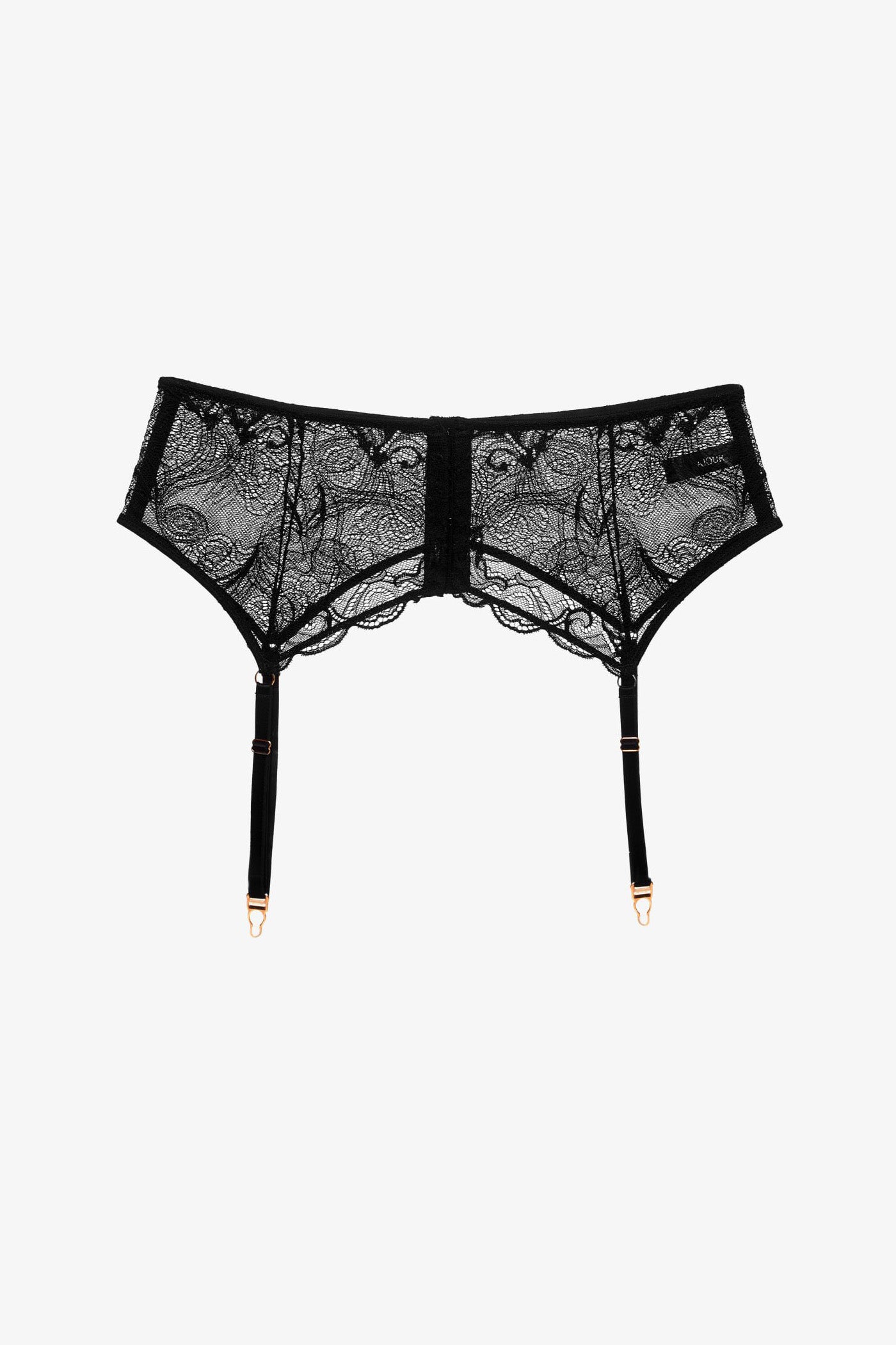 Мереживний пояс для панчіх Лас Вентас ПЧ1 black