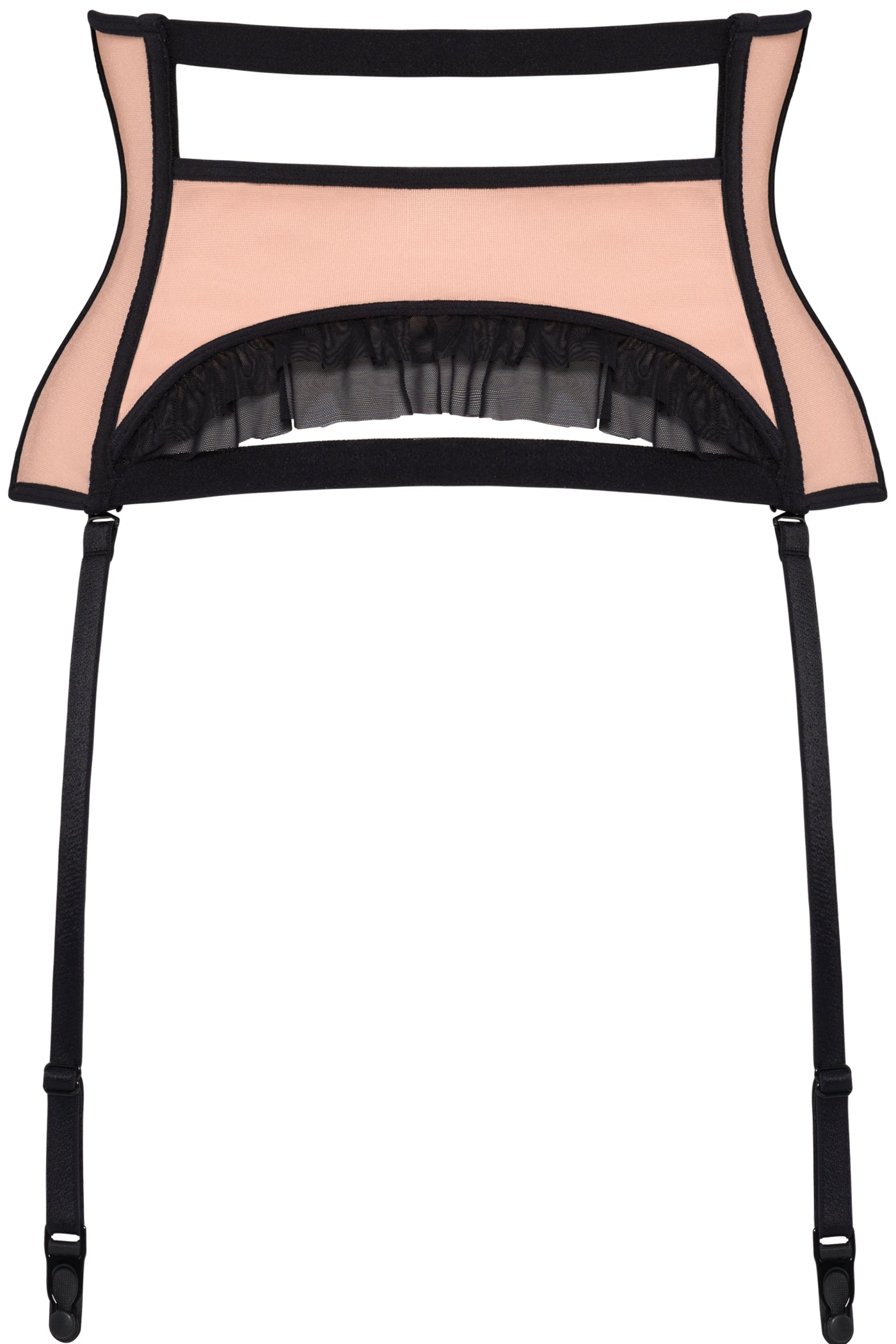 Пояс для чулок 19565 black/pale peach