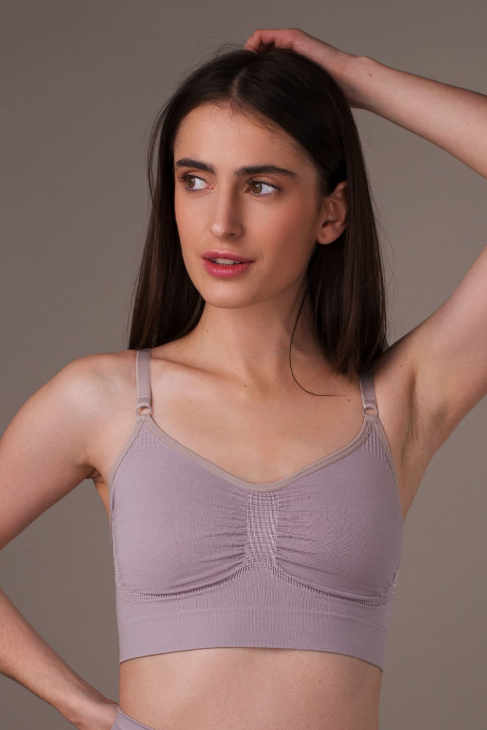 Мягкий бра-топ SLZ24901006 gray purple