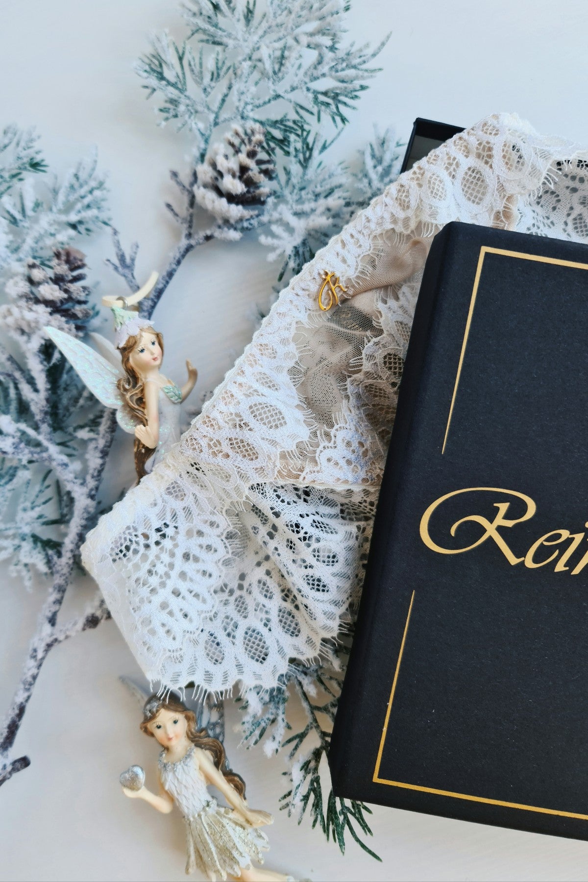 Комплект белья с кружевом шантильи Chantalle L21038