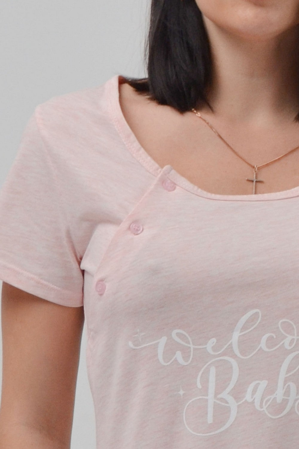 Сорочка для кормления с надписью 413/12055