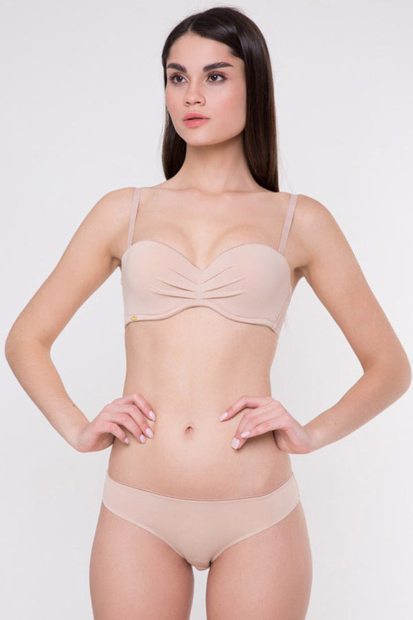 Трусики слип из микрофибры 58055 La Voila beige