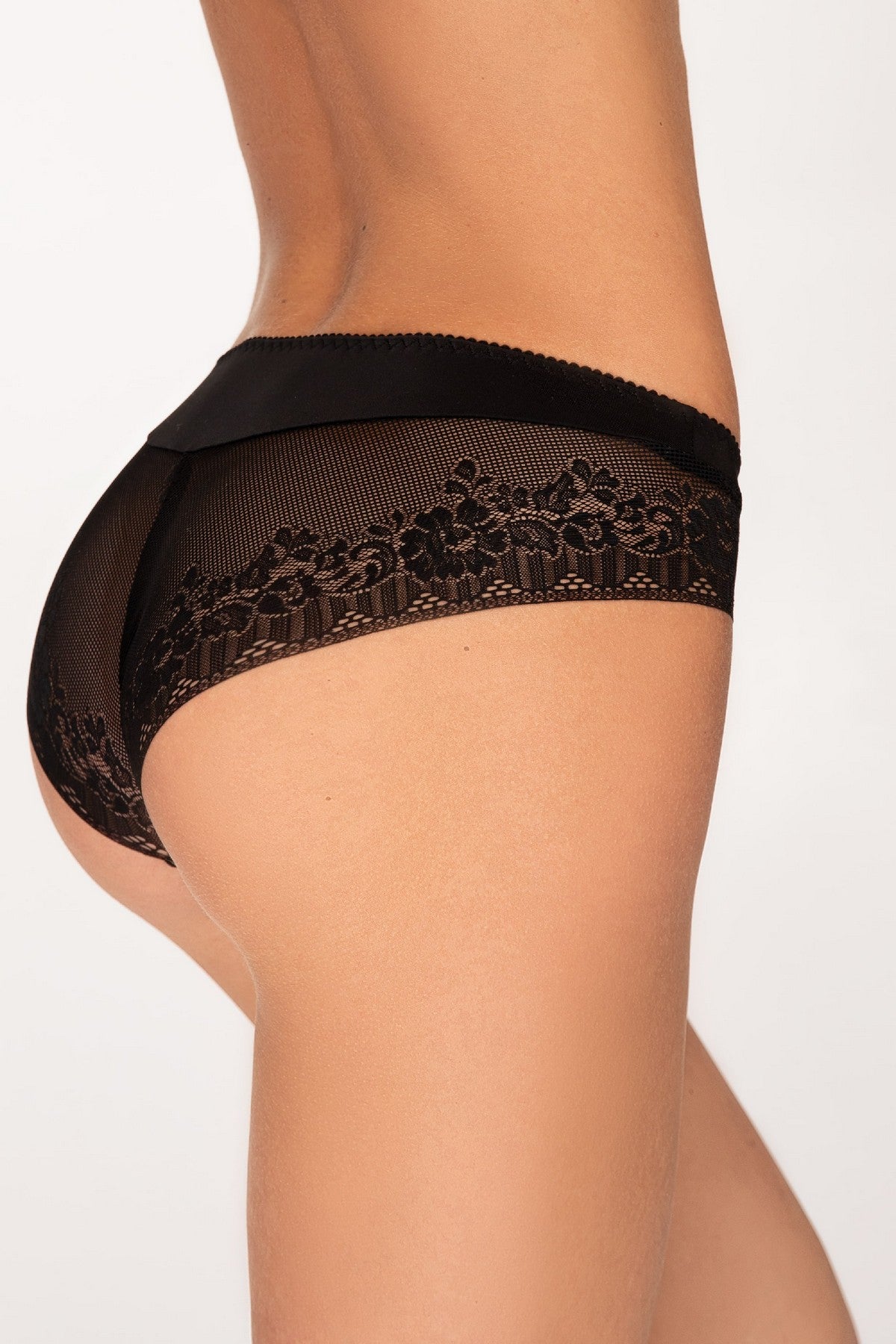 Трусики слип с кружевом P-2509L