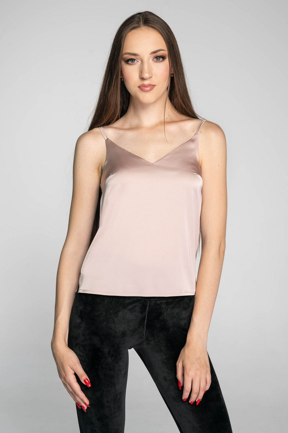 Топ на тонких бретелях 1650 powder