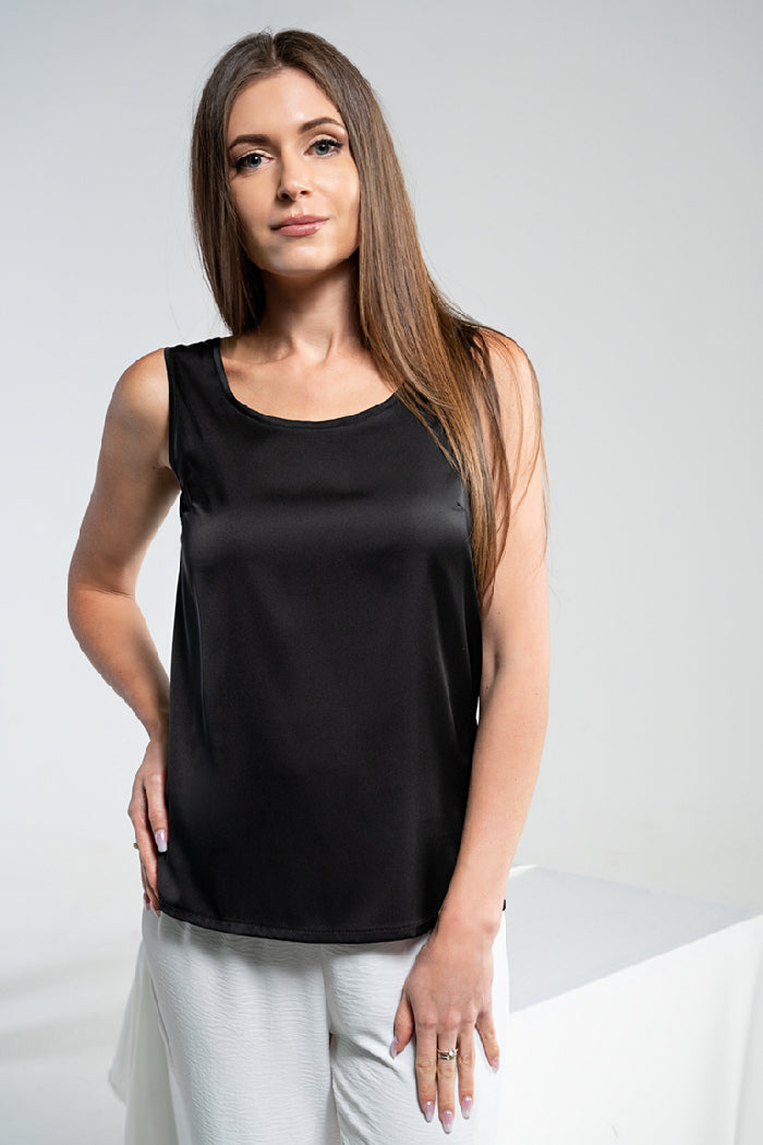 Атласный топ 1832 black