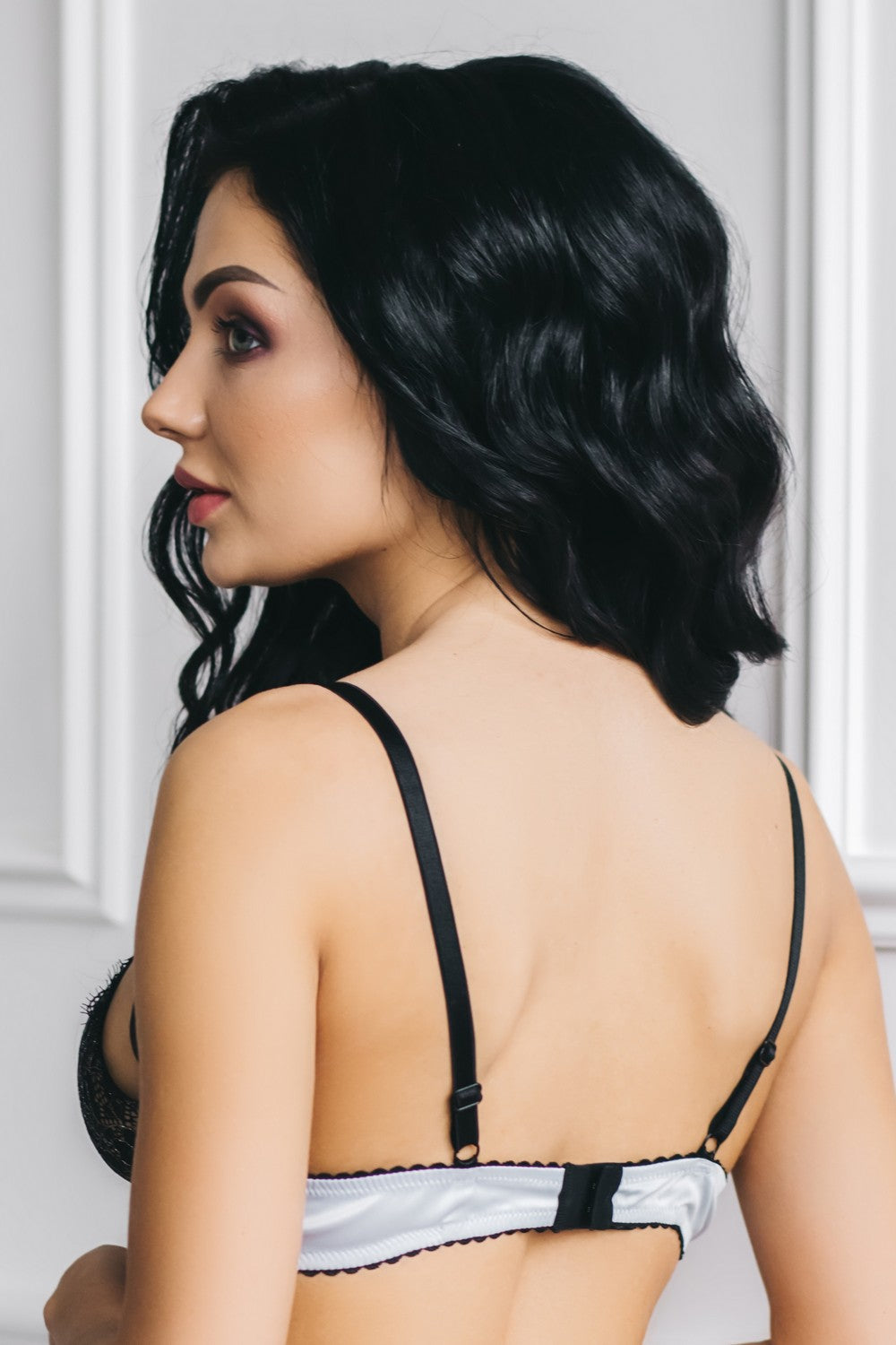 Мягкий бюстгальтер из кружева SB 108 silver