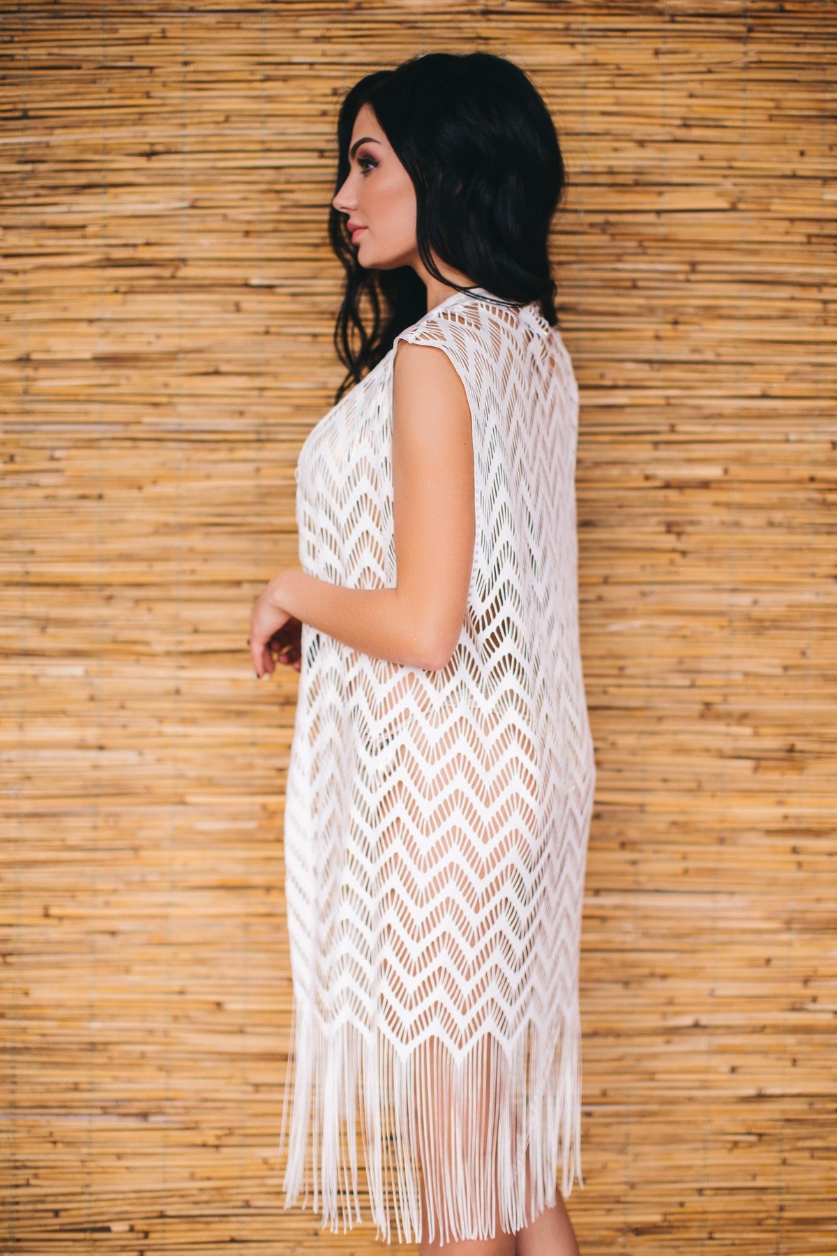 Пляжная туника с бахромой ST 215 ecri