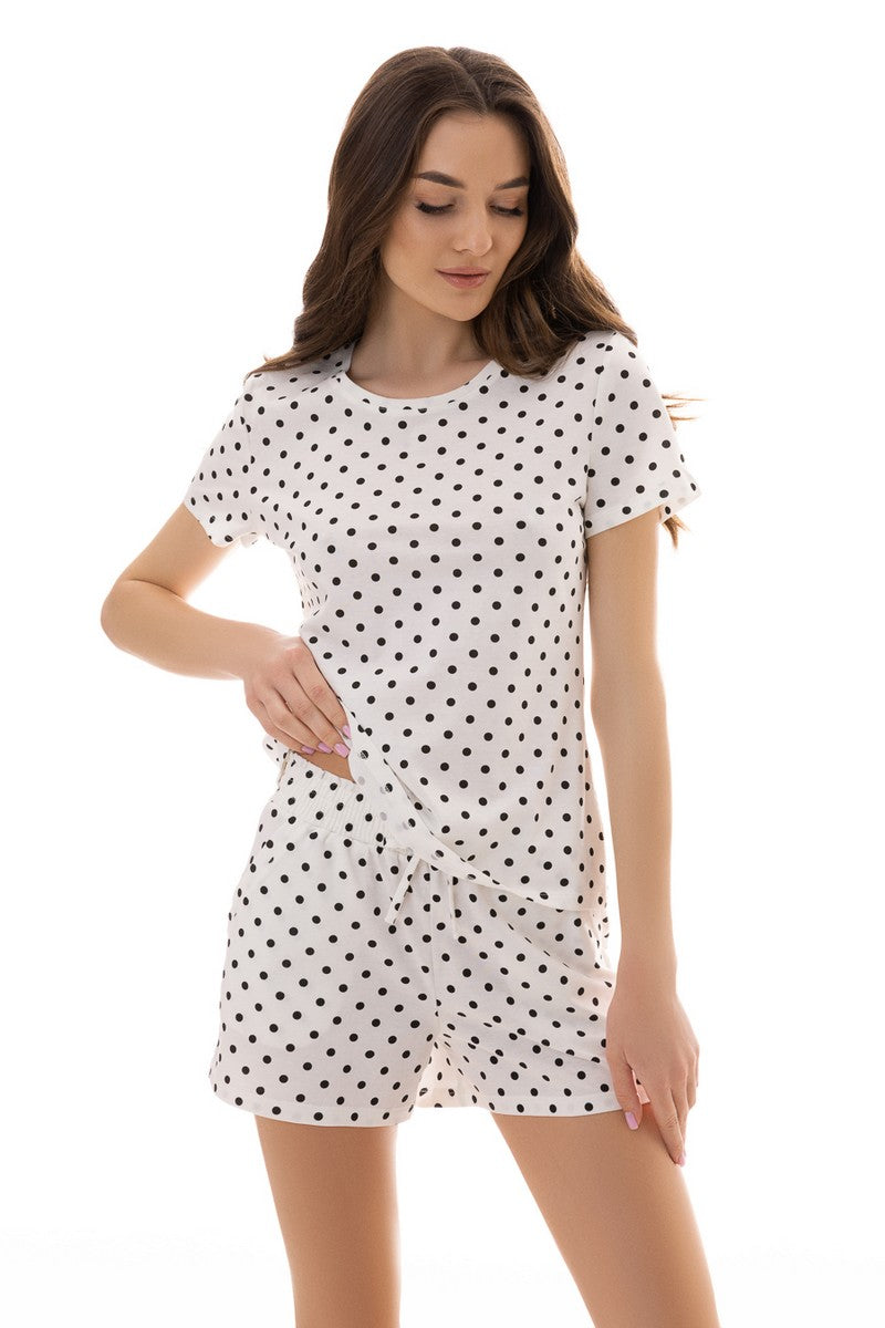 Пижамные шорты 4706/67 Orchid milk/black