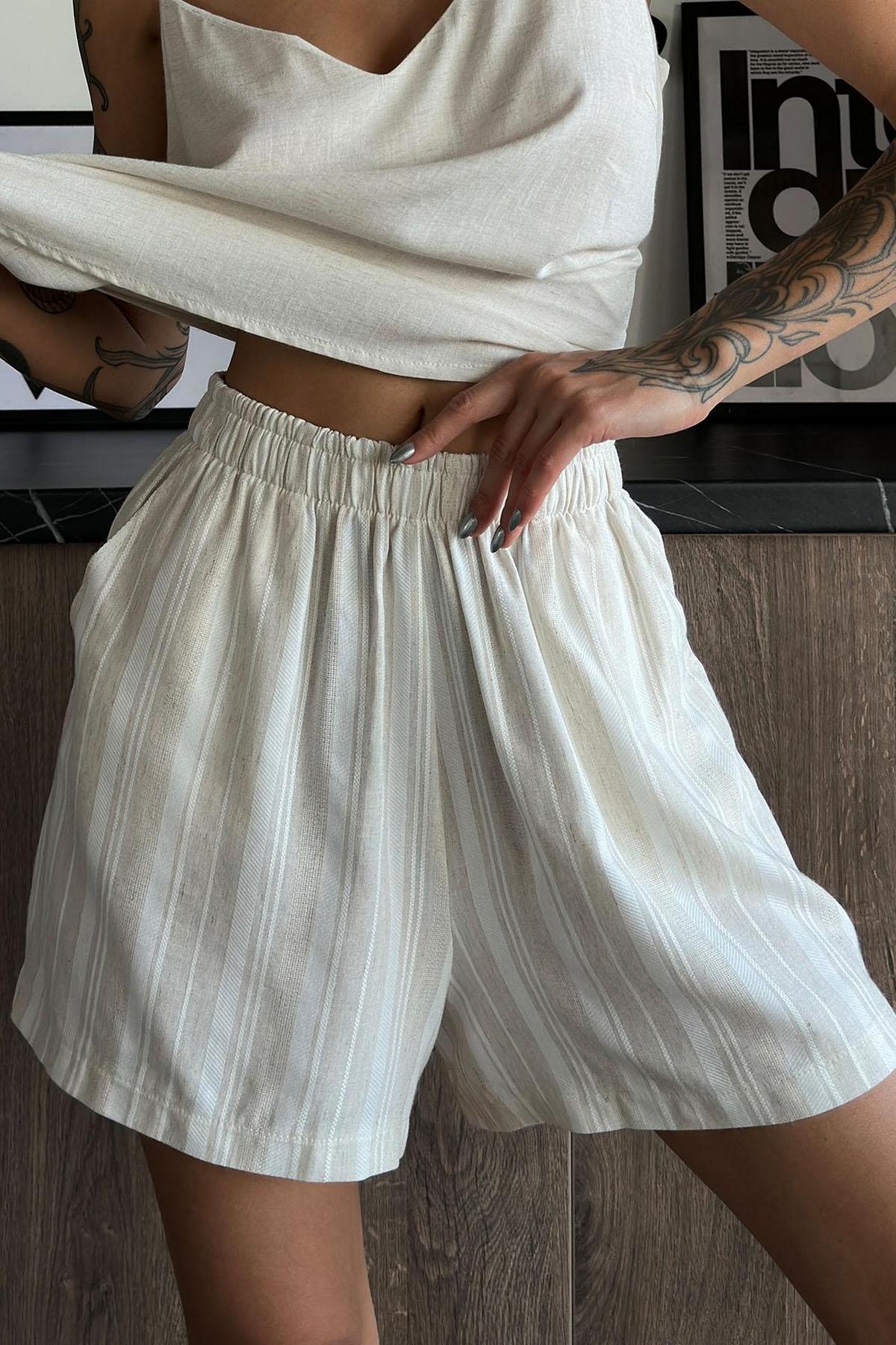 Пижамные шорты из вискозы 1529/69014