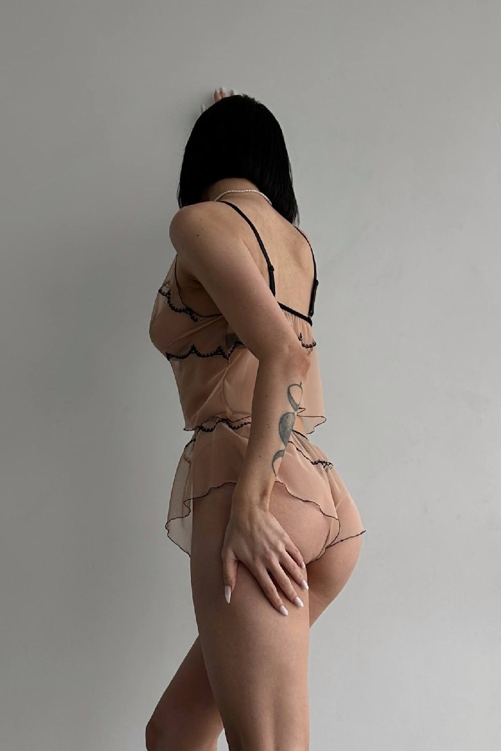 Прозрачные шорты из микросетки 23206503 Game