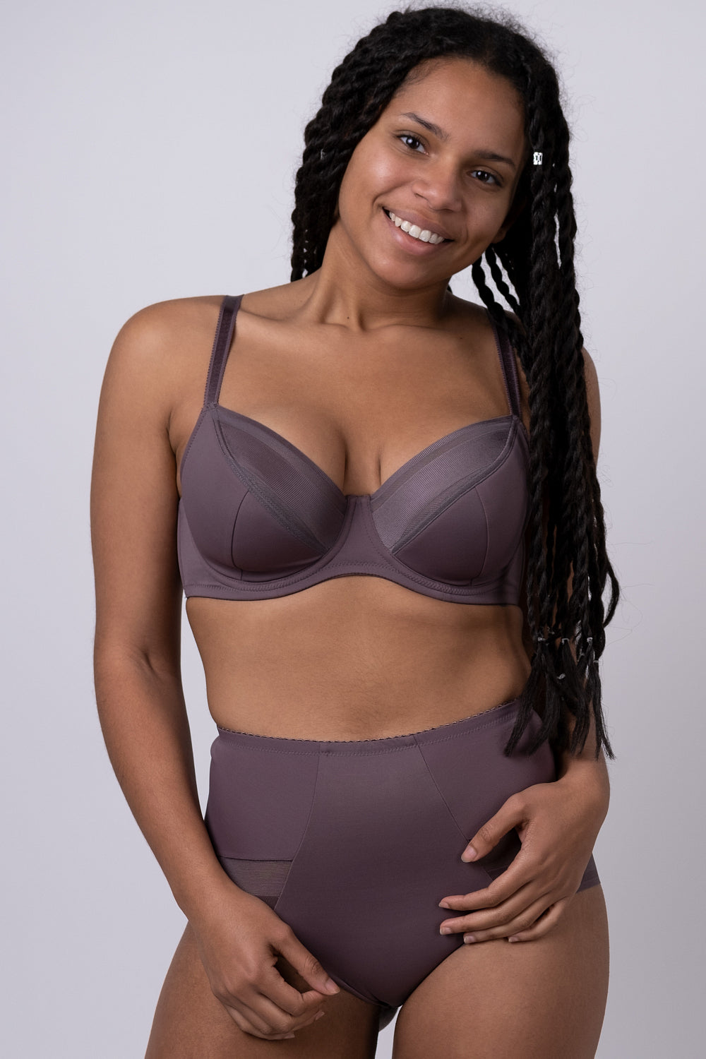 Полудублированный бюстгальтер на косточках 1120052/052С taupe