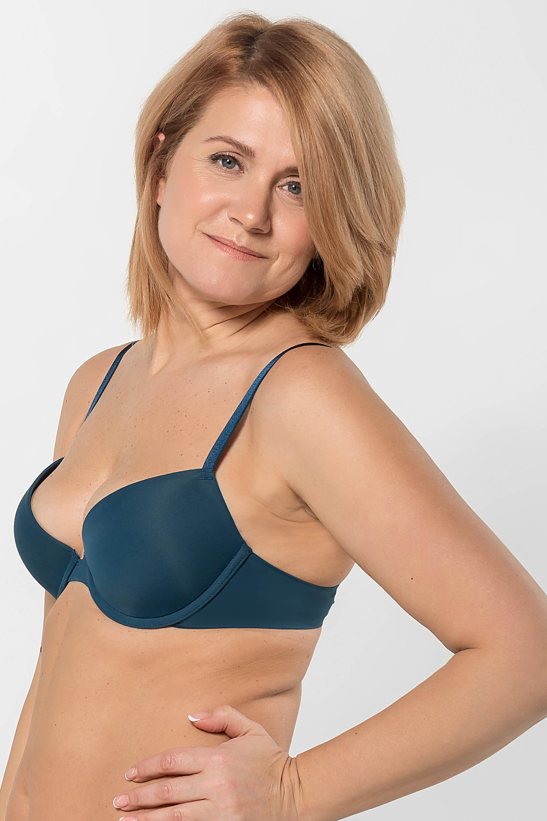 Бюстгальтер с вкладышами push-up SLZ19801002/002C aquamarine