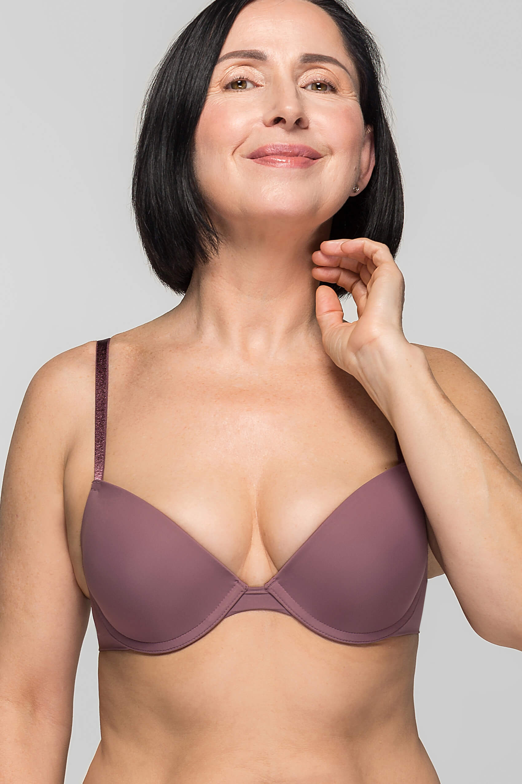 Бюстгальтер с вкладышами push-up SLZ19801002/002C grape