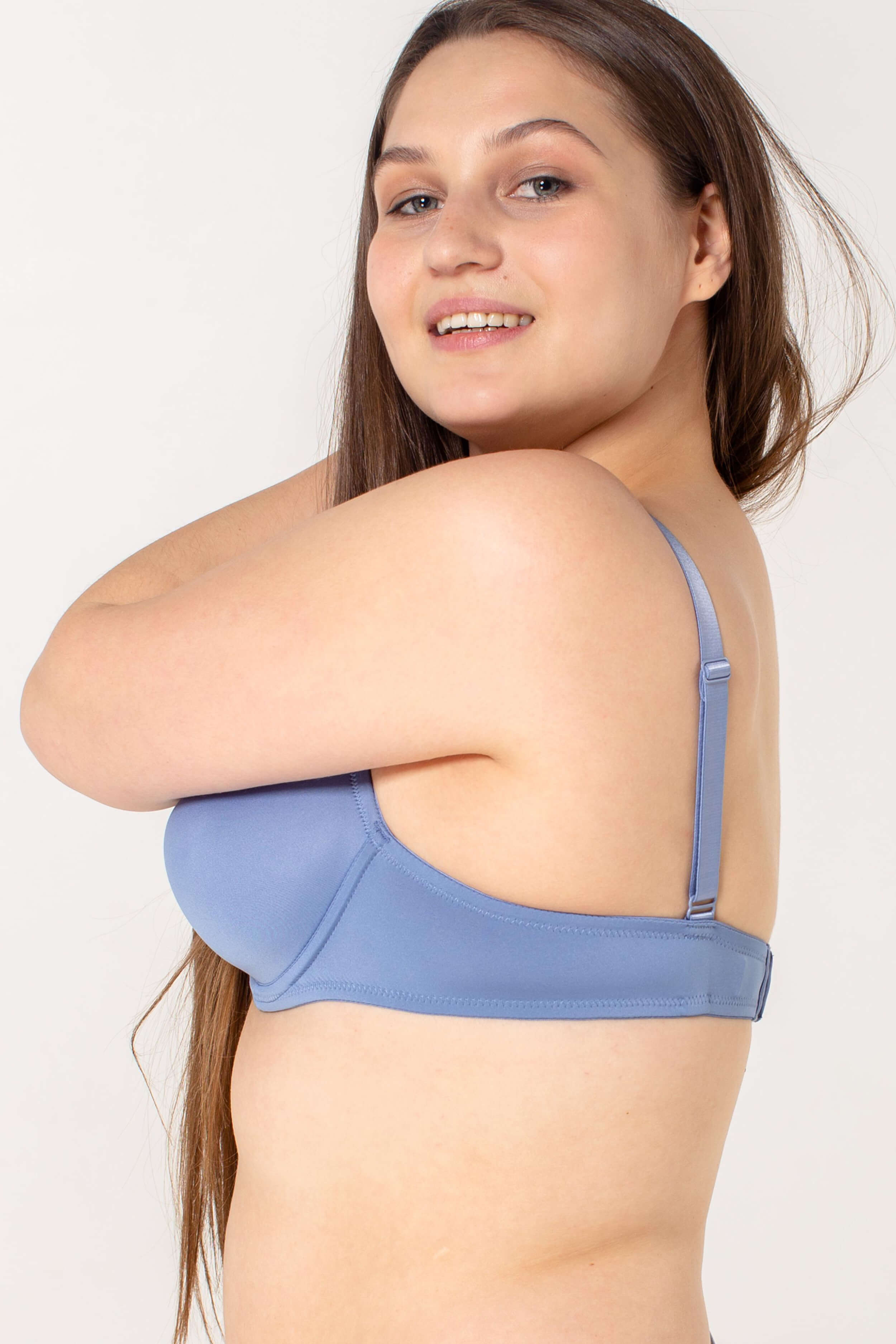 Гладкий бюстгальтер из микрофибры SLZ24001108/108BC denim