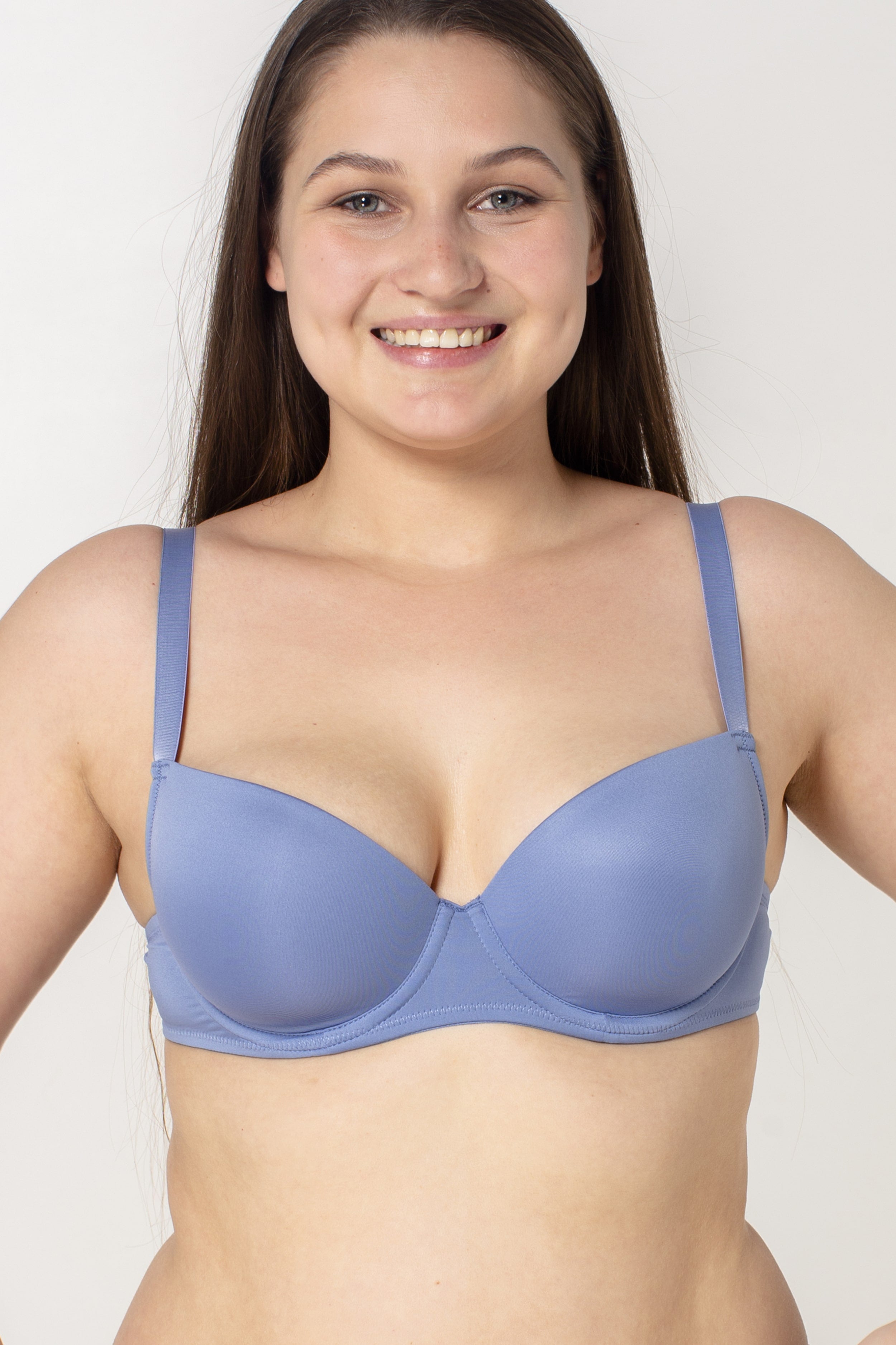 Гладкий бюстгальтер из микрофибры SLZ24001108/108BC denim