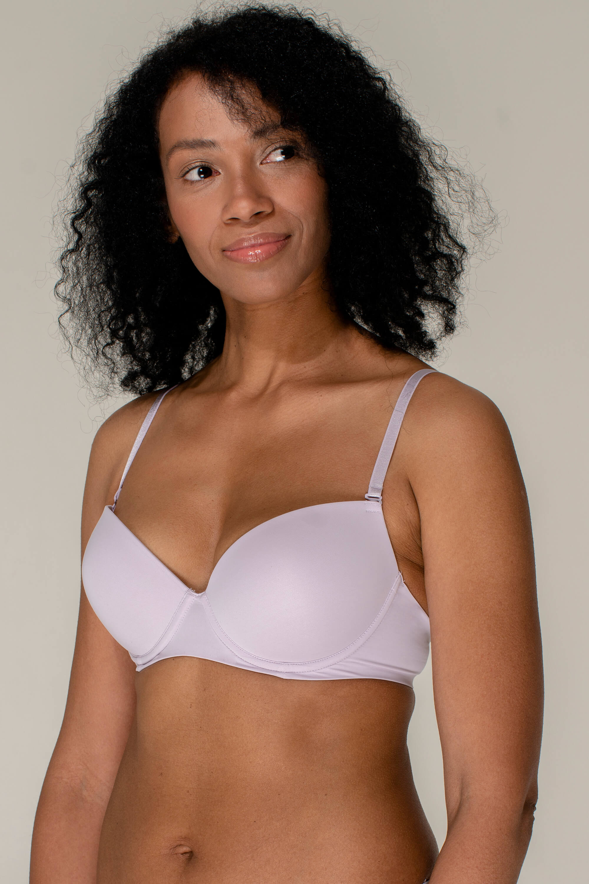 Бесшовный бюстгальтер push-up SLZ19801076/076C lilac