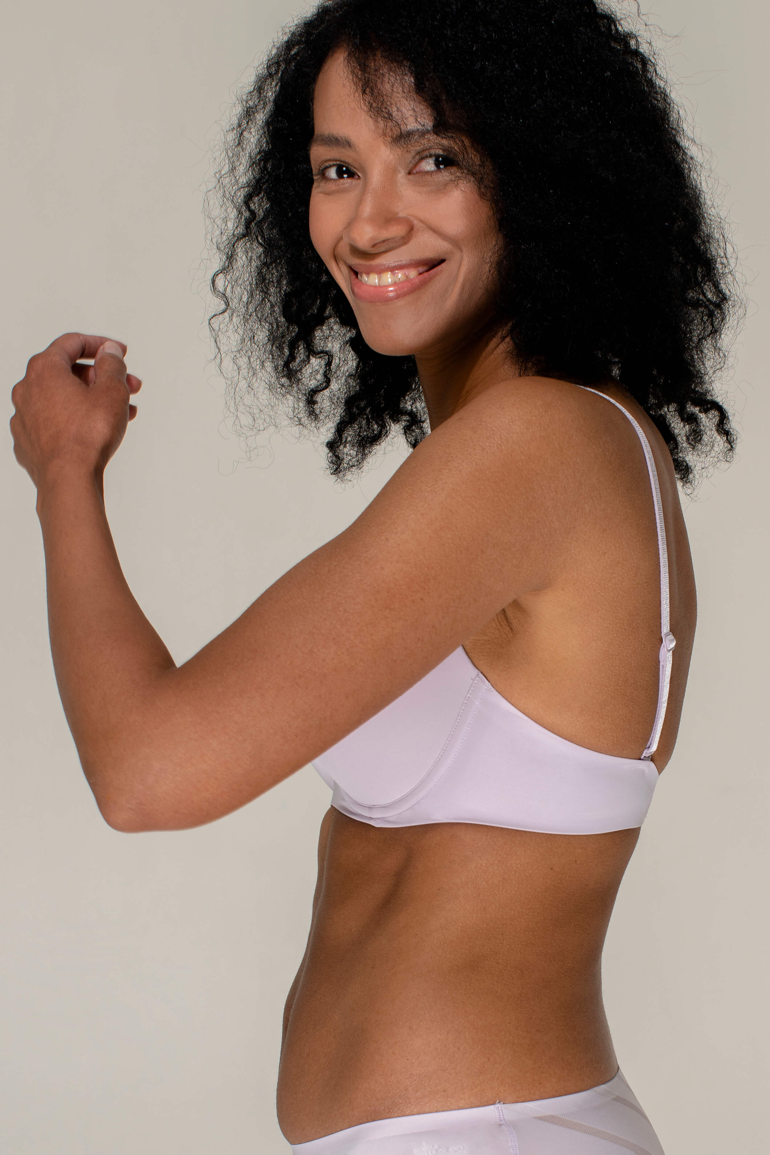 Бесшовный бюстгальтер push-up SLZ19801076/076C lilac