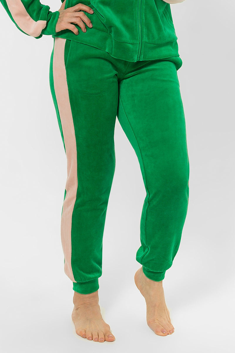 Трикотажные брюки с манжетами HOM1901011/1011H green