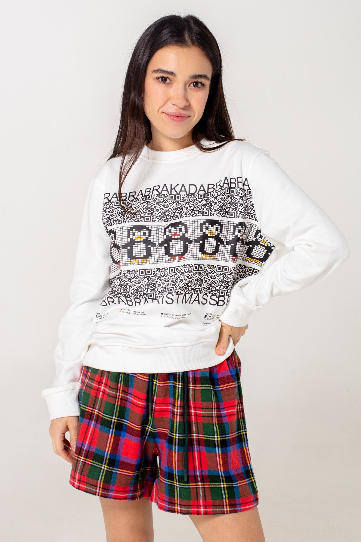 Трикотажный свитшот с принтом HOM2009001/001LV ivory