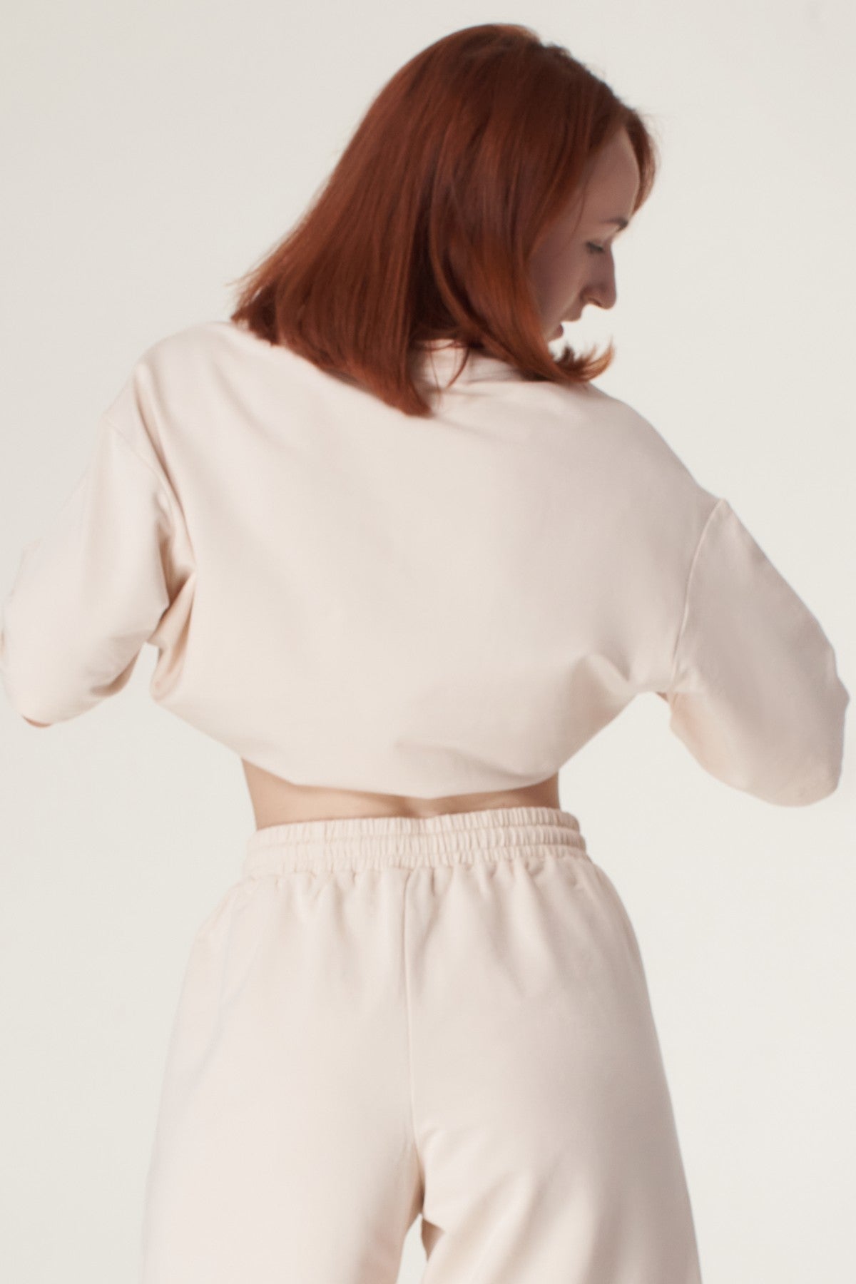 Хлопковая футболка с надписью HOM2110040/040L sand