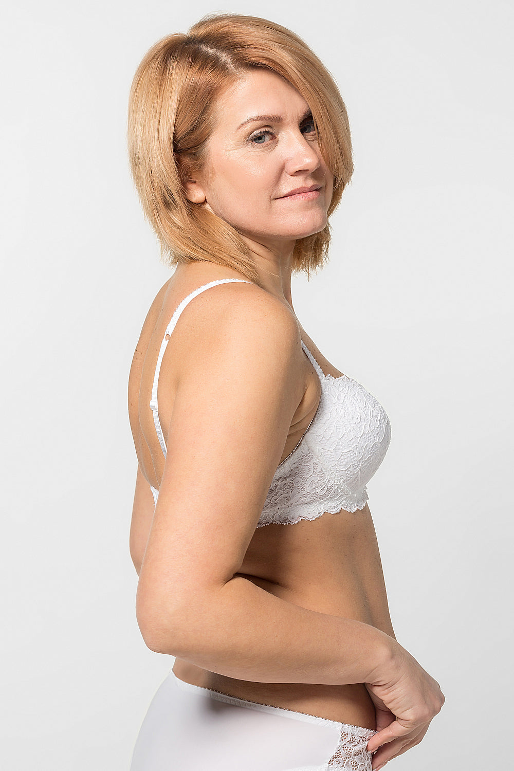 Кружевной бюстгальтер push-up SLZ18401076/076E white