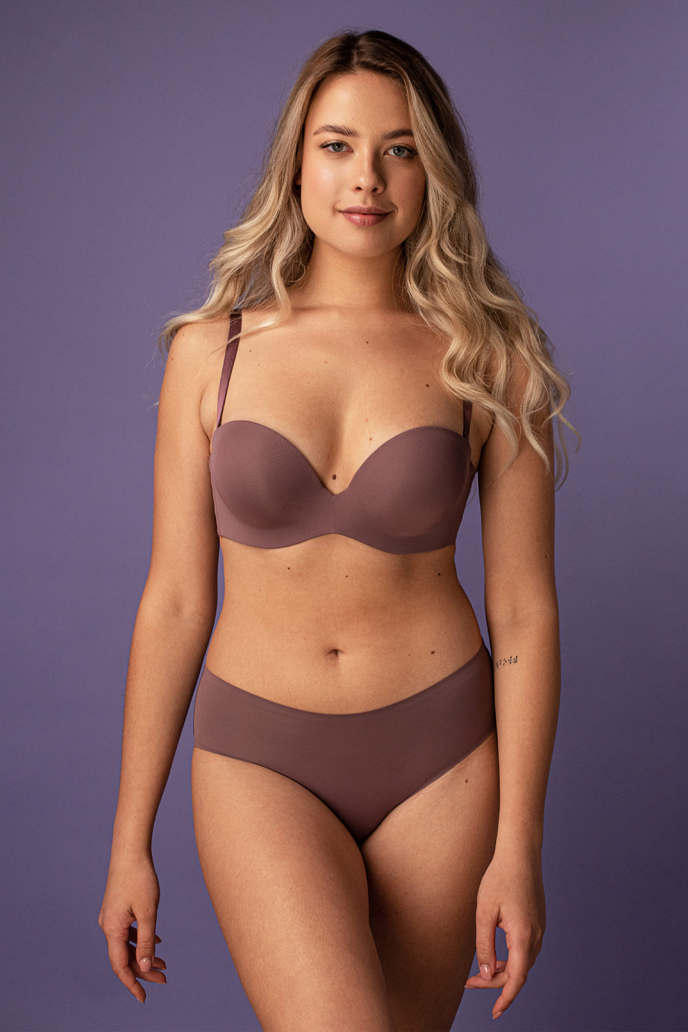 Бесшовный бюстгальтер push-up SLZ19801025/025C grape