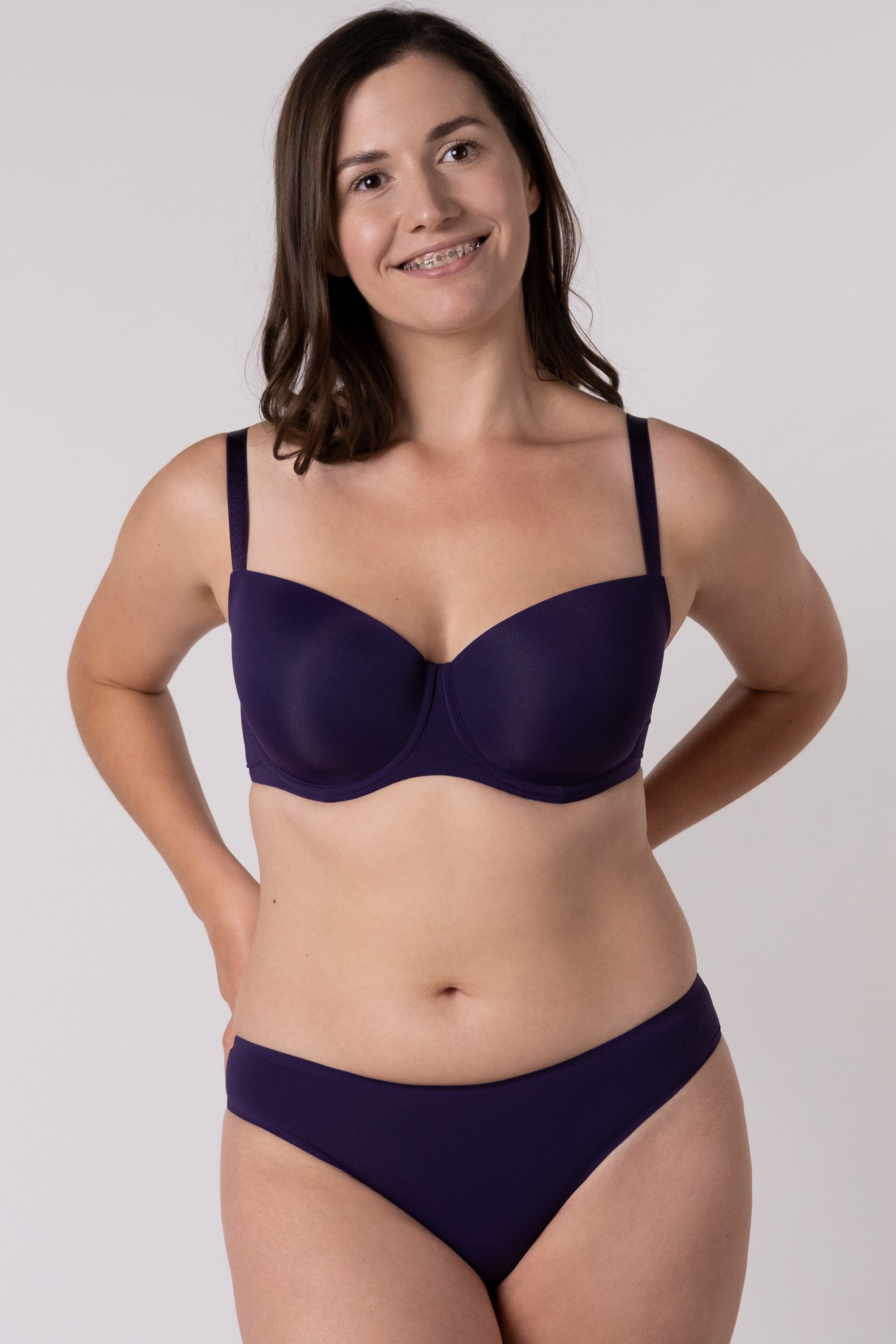 Бесшовный бюстгальтер SLZ19801033/033С blackberry