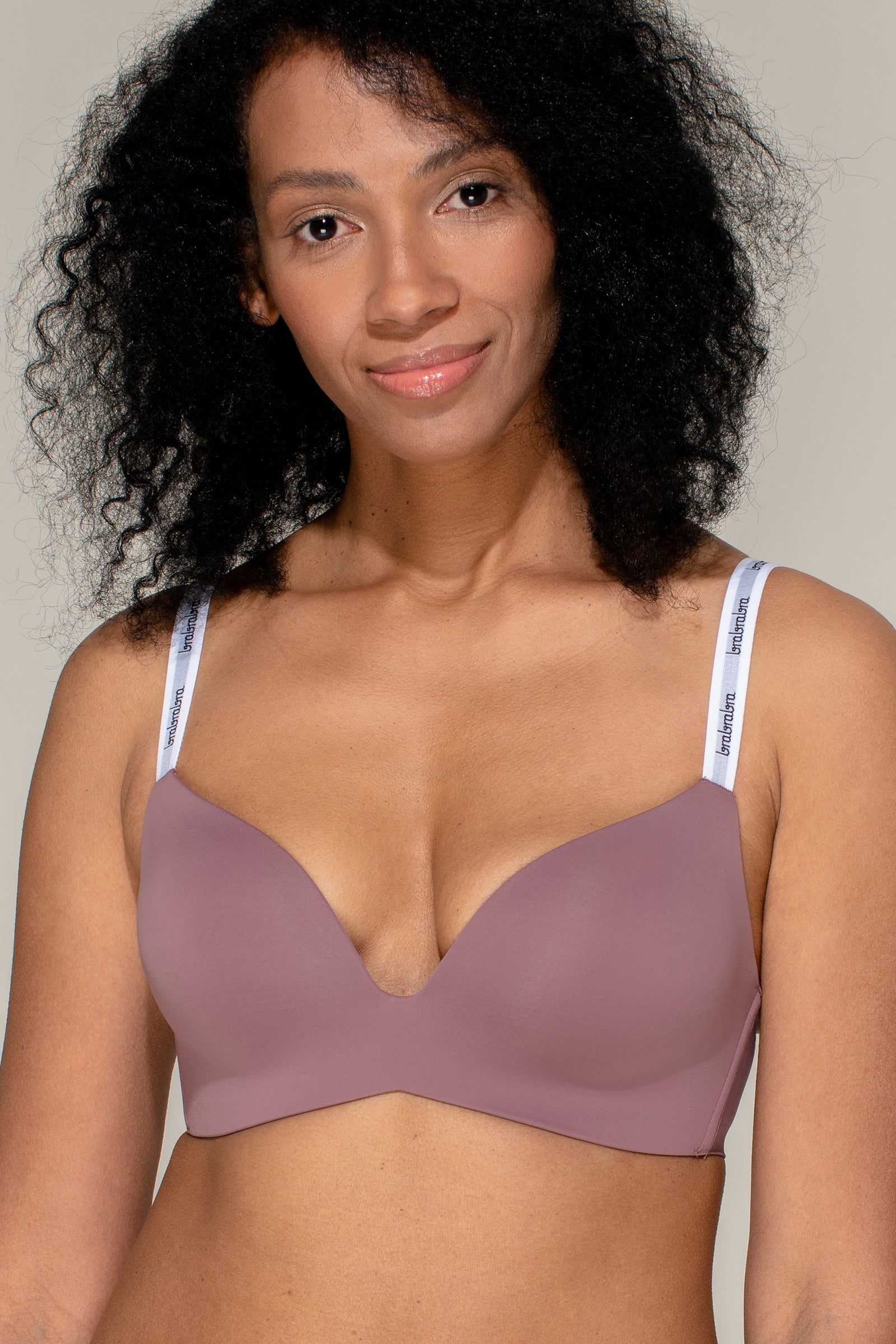 Бесшовный бюстгальтер без косточек SLZ19801115/115С grape