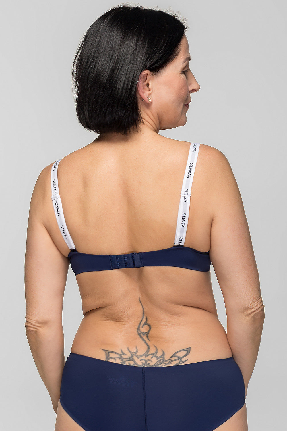 Бесшовный бюстгальтер push-up SLZ19801176/176C dark blue