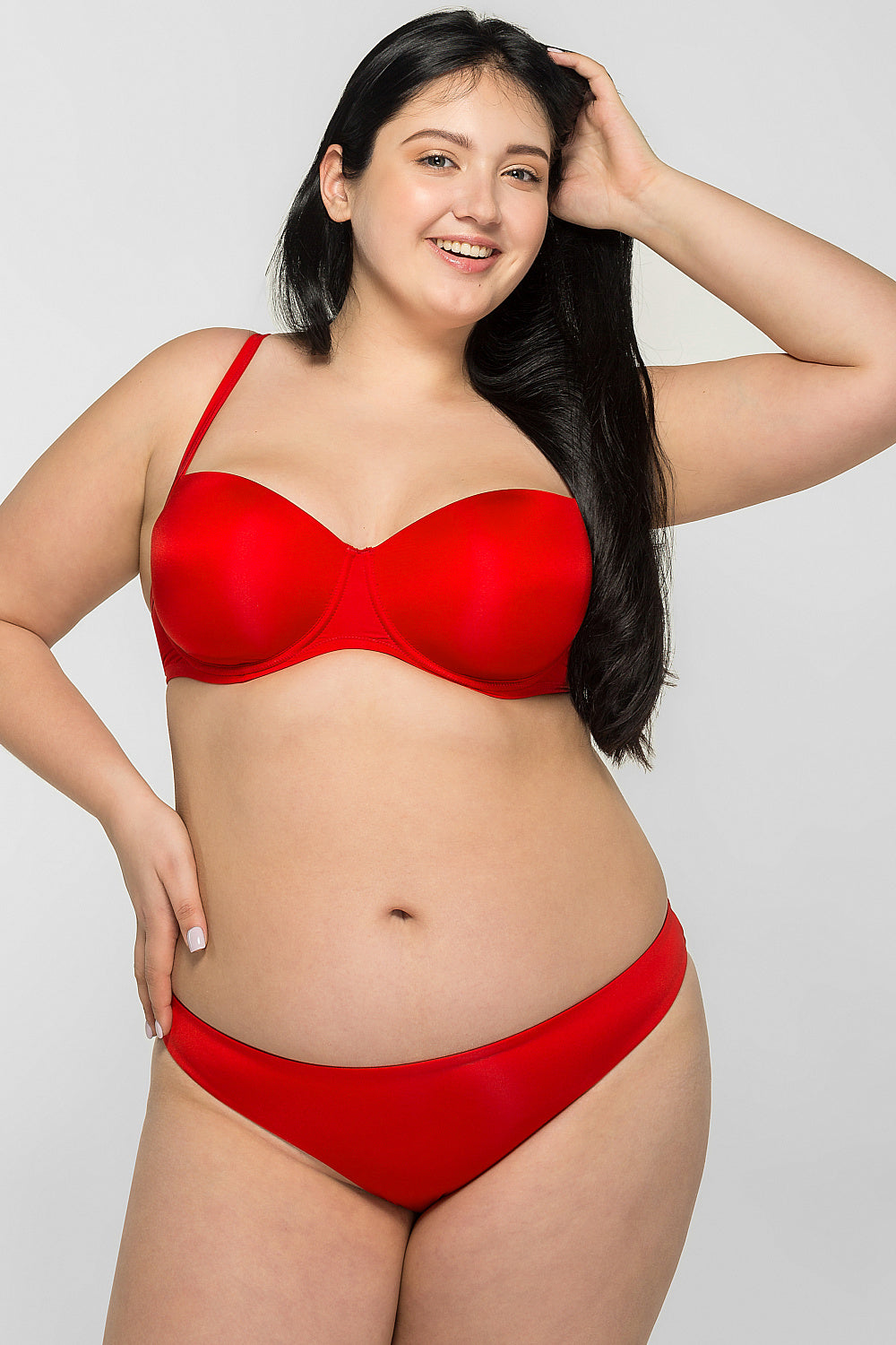 Купальный бюстгальтер с плотными чашками SO205333/333S red