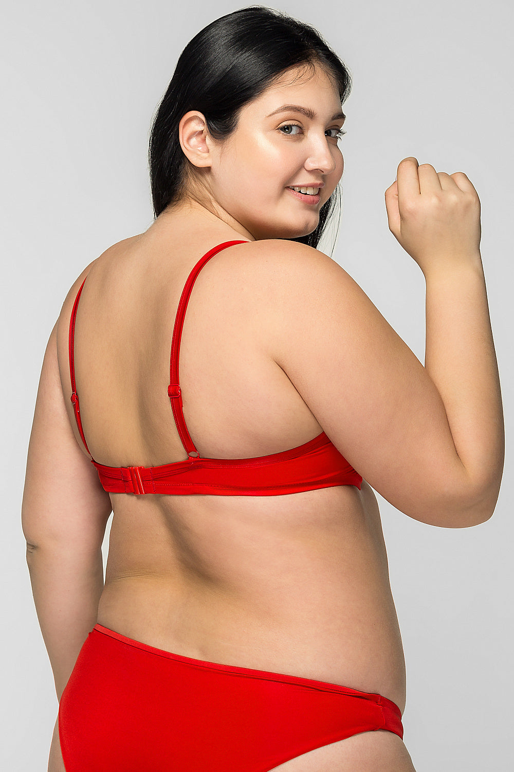 Купальный бюстгальтер с плотными чашками SO205333/333S red