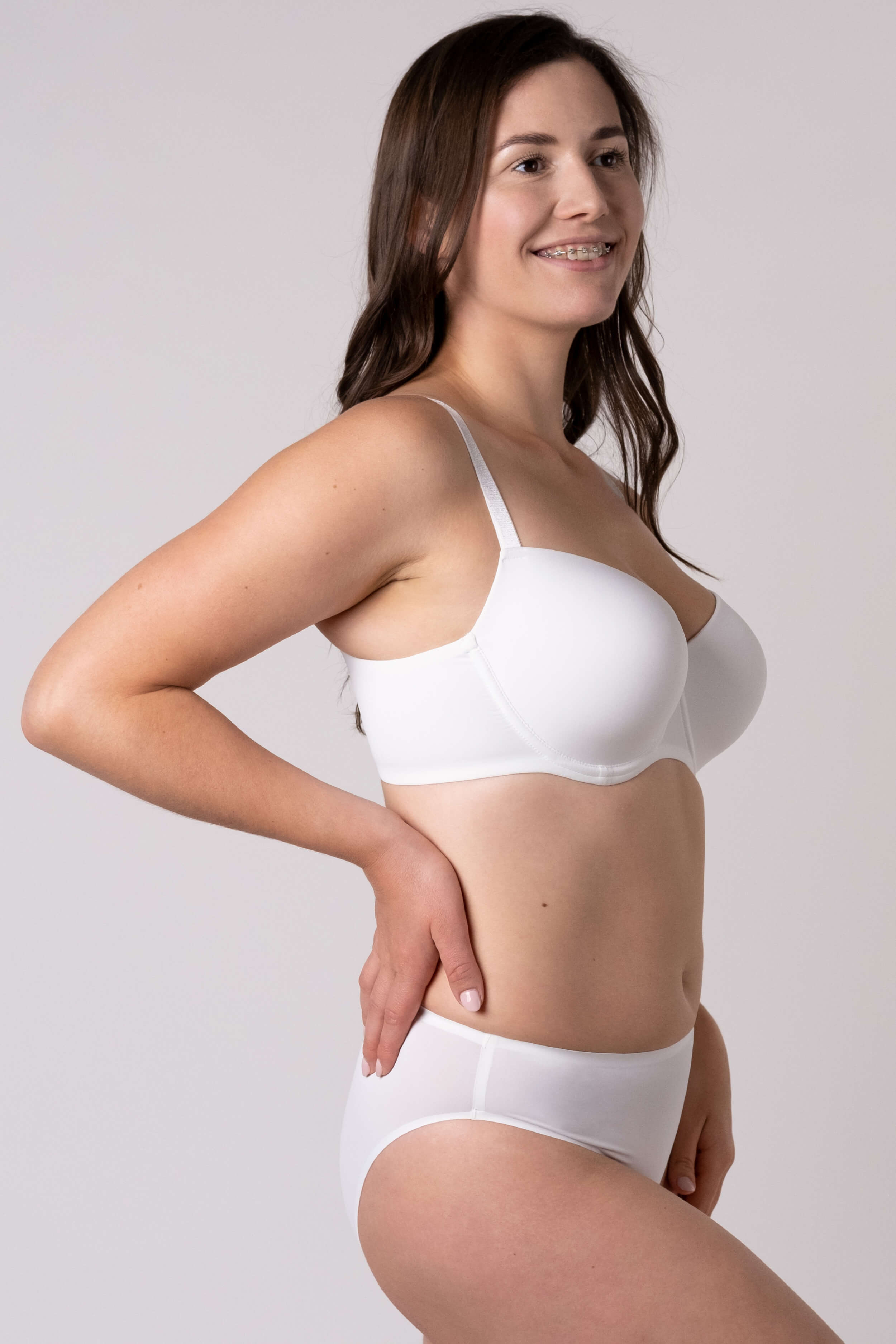 Бесшовные трусики слип SLZ19802001/001C white