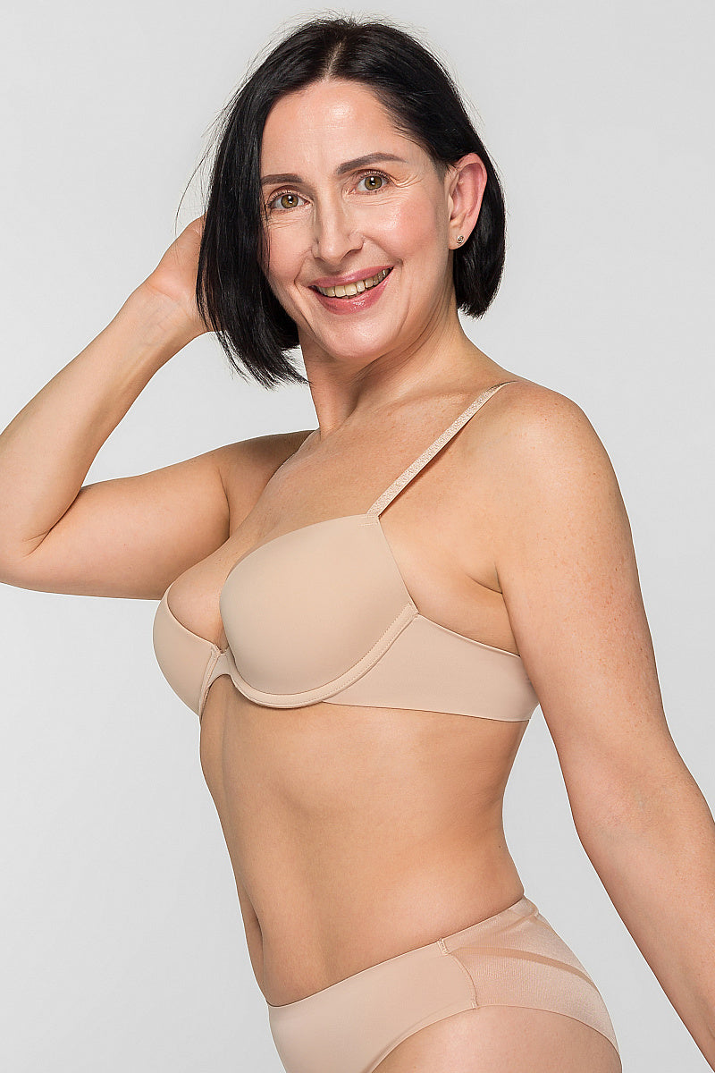 Бюстгальтер с вкладышами push-up SLZ19801002/002C nude