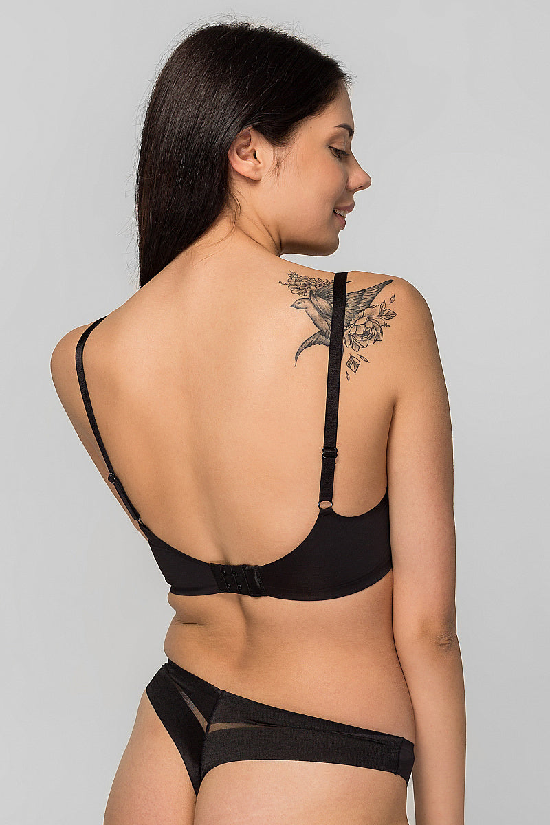 Бесшовный бюстгальтер без косточек SLZ19801015/015С black