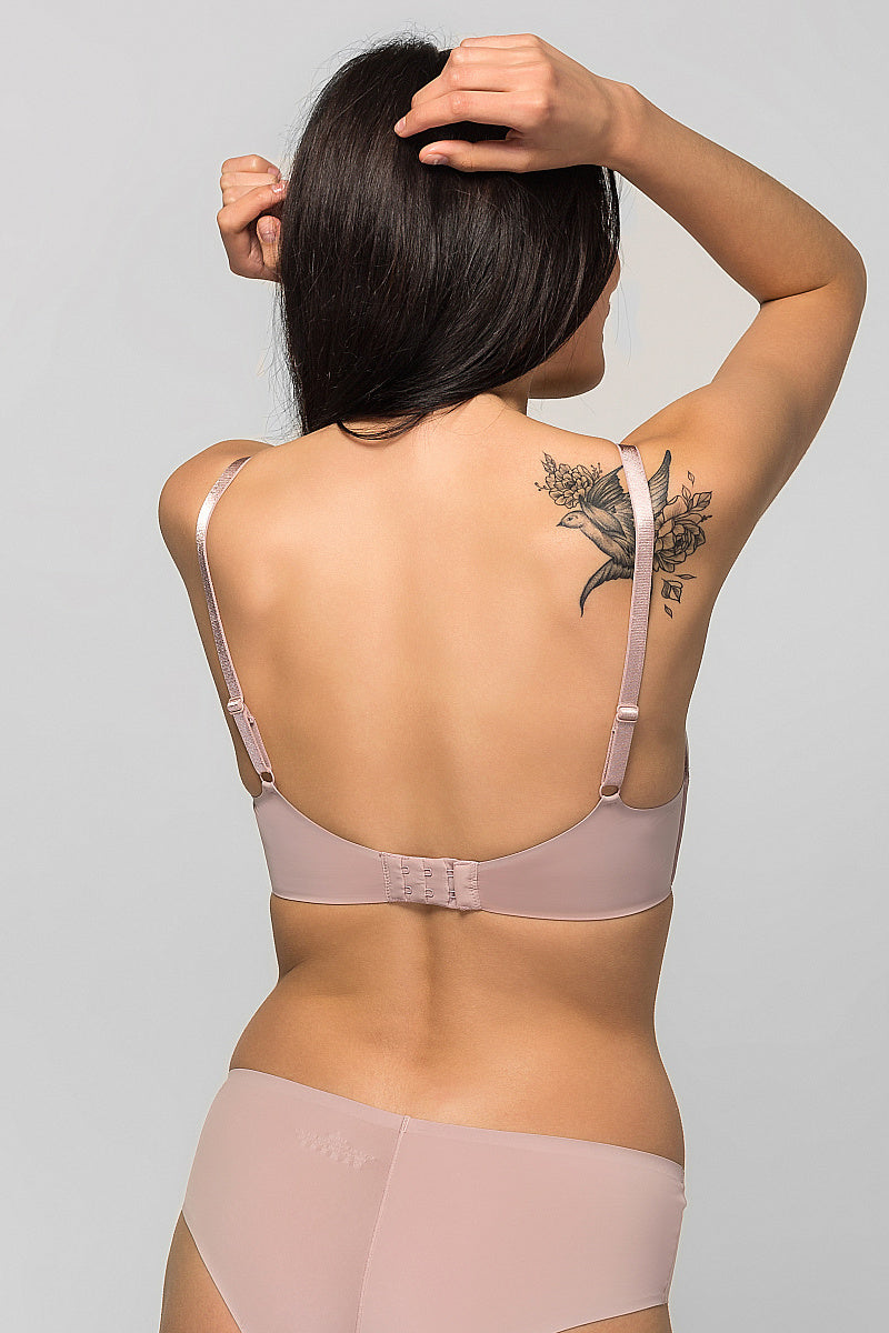 Бесшовный бюстгальтер без косточек SLZ19801015/015С rose