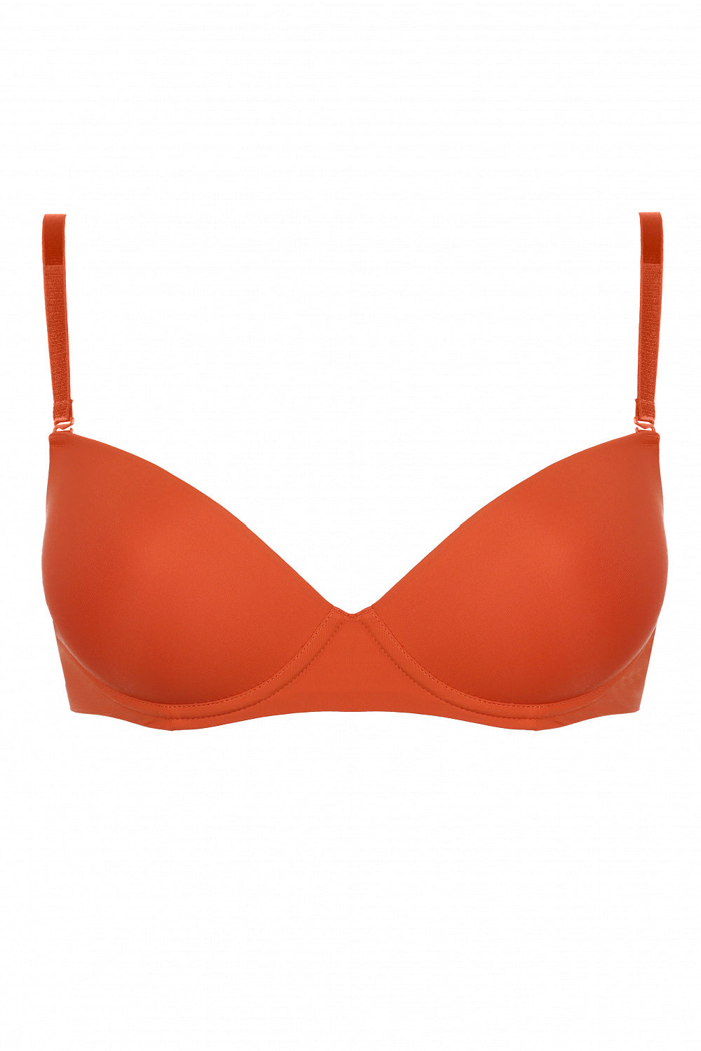 Бесшовный бюстгальтер push-up SLZ19801076/076C dark orange