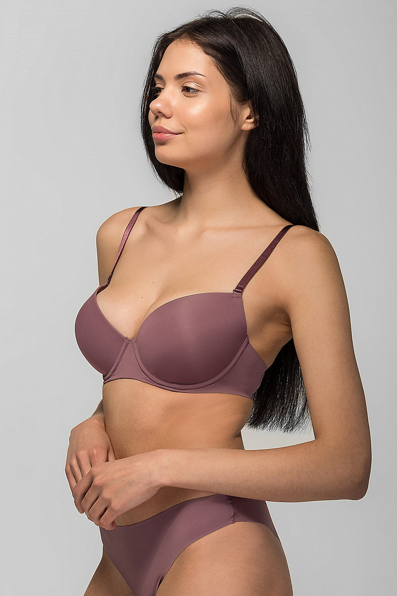 Бесшовный бюстгальтер push-up SLZ19801076/076C grape