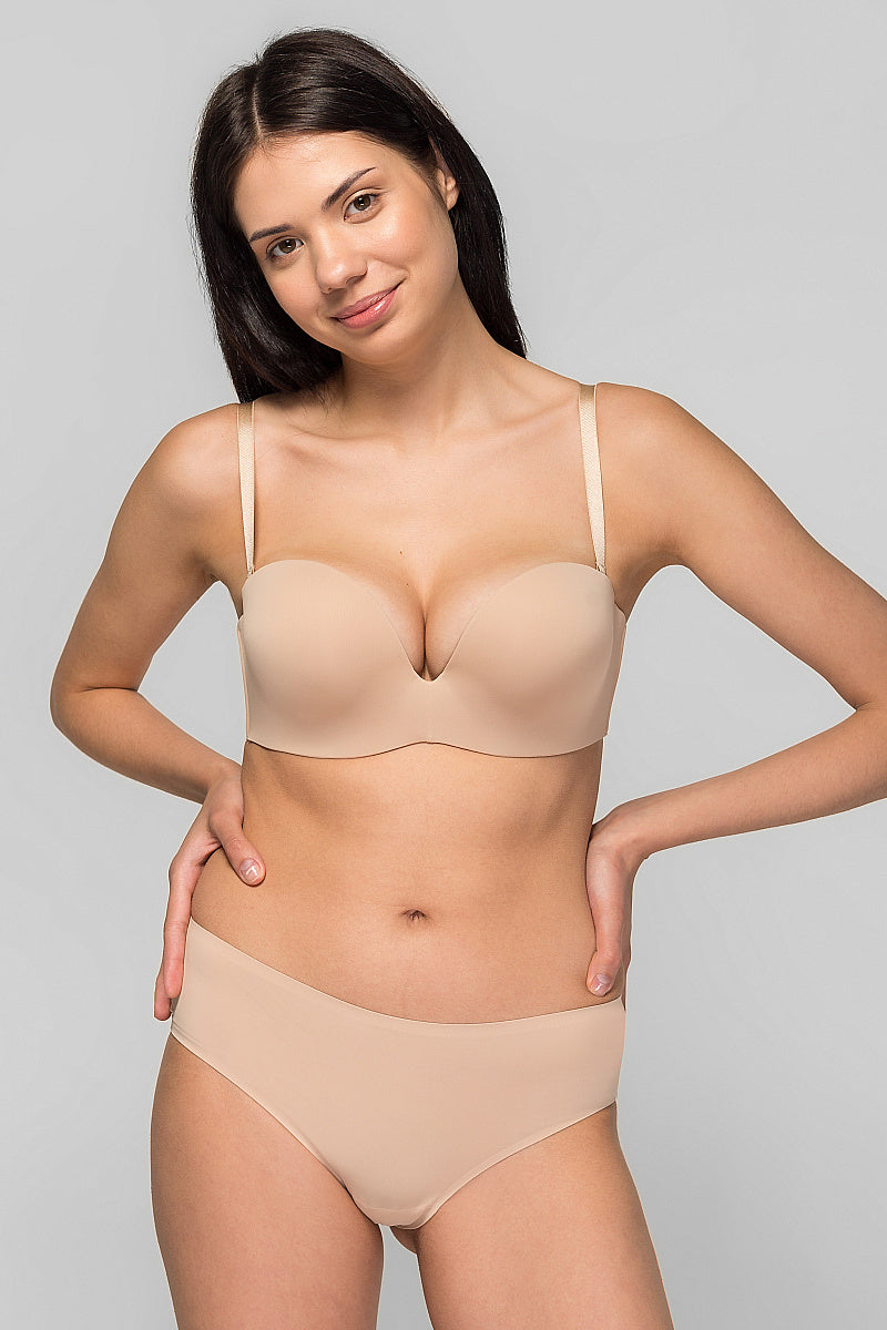 Бесшовные трусики брифы SLZ19802003/03C nude