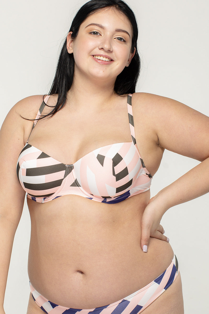 Купальний бюстгальтер з принтом SO205033/033K olive