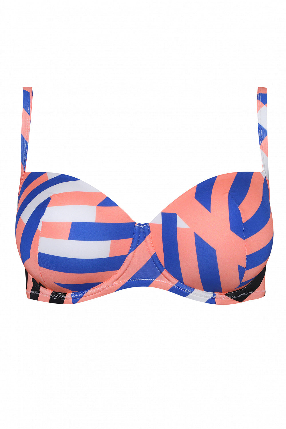 Купальний бюстгальтер з принтом SO205033/033K peach