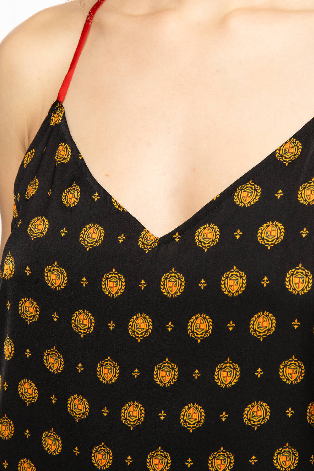 Нічна сорочка з принтом YI2122486/002 black crest