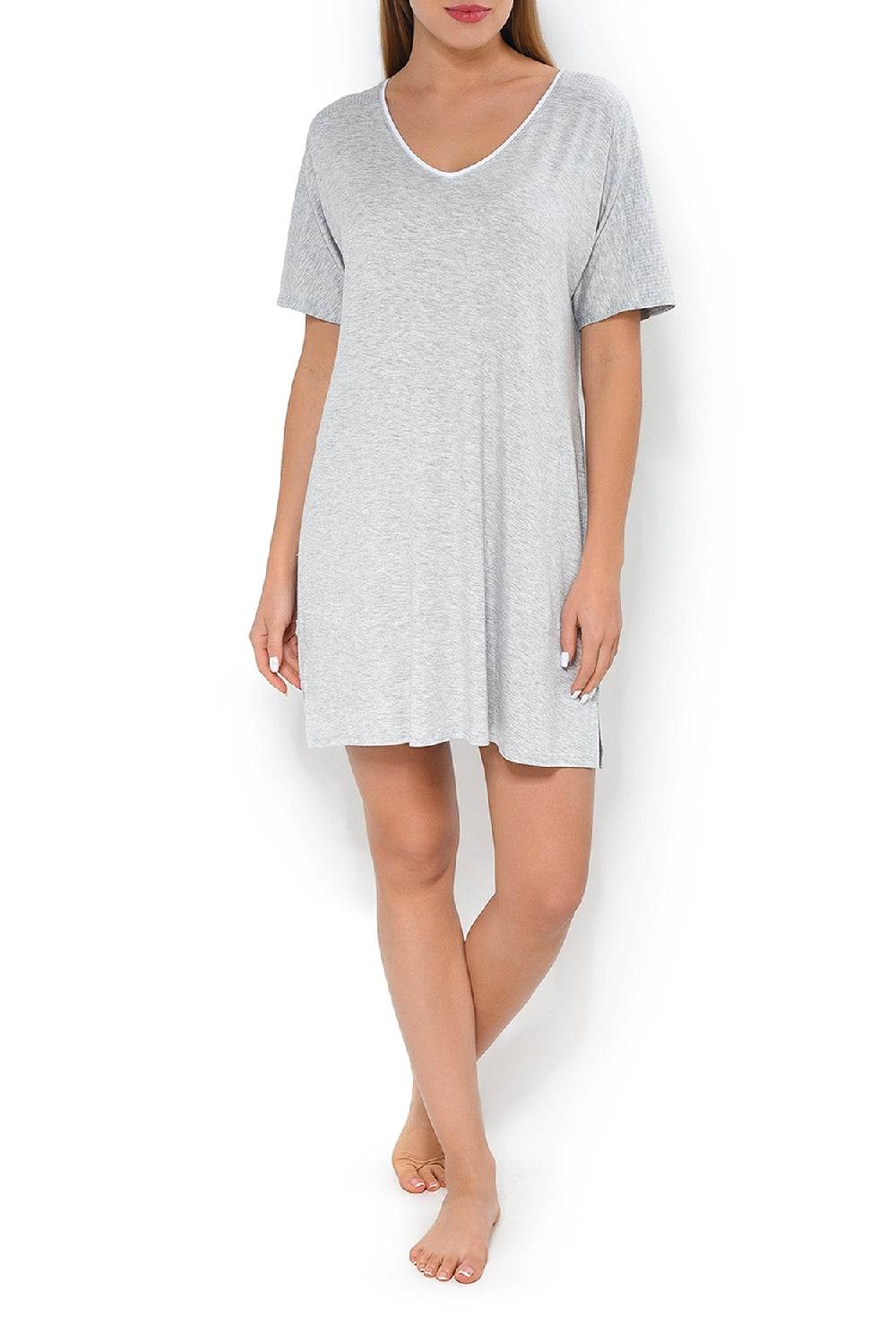 Сорочка из вискозы YI2319330/37 grey